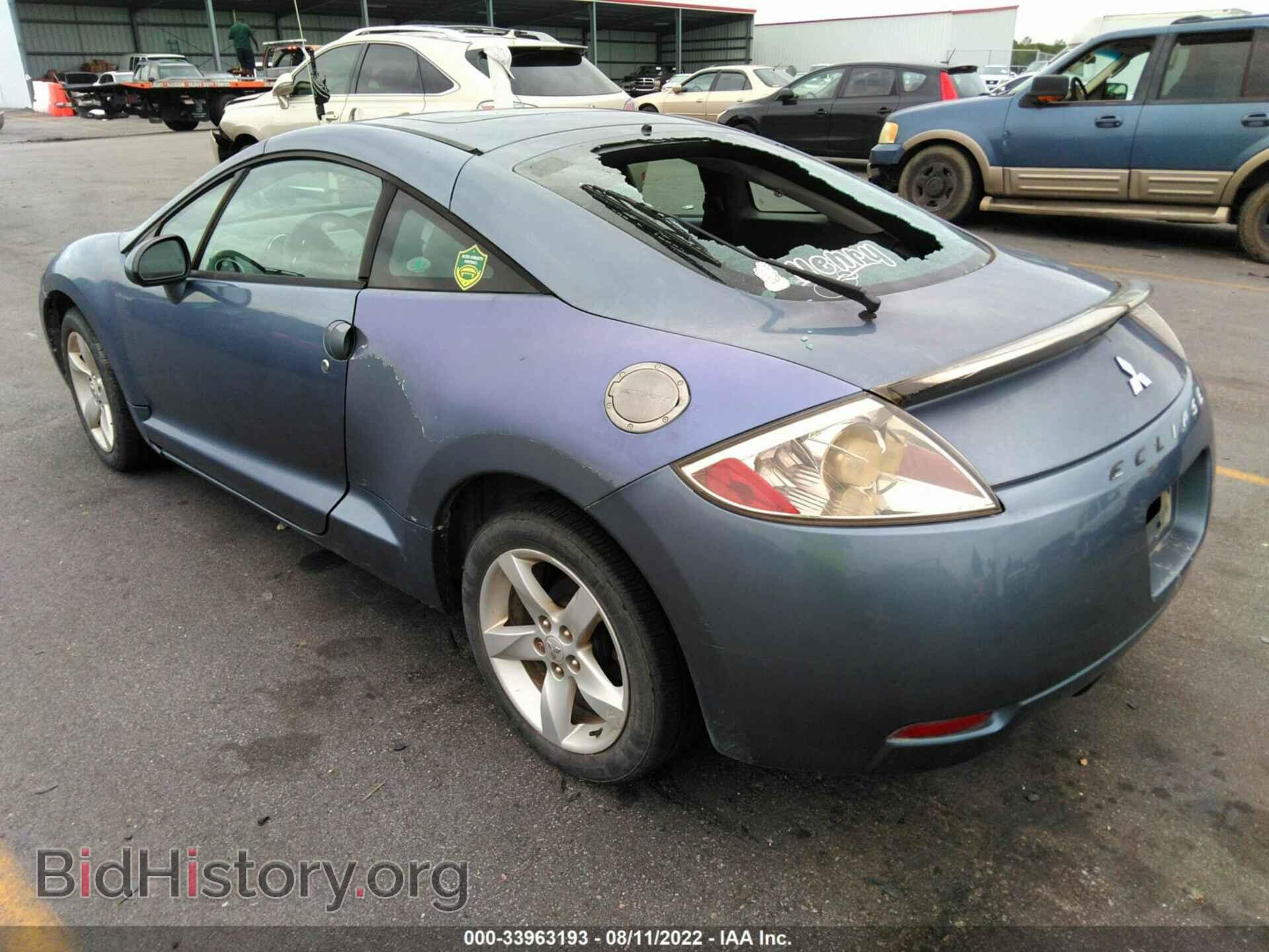 2007 MITSUBISHI ECLIPSE - VIN: 4A3AK24F37E021900 - Фото 3
