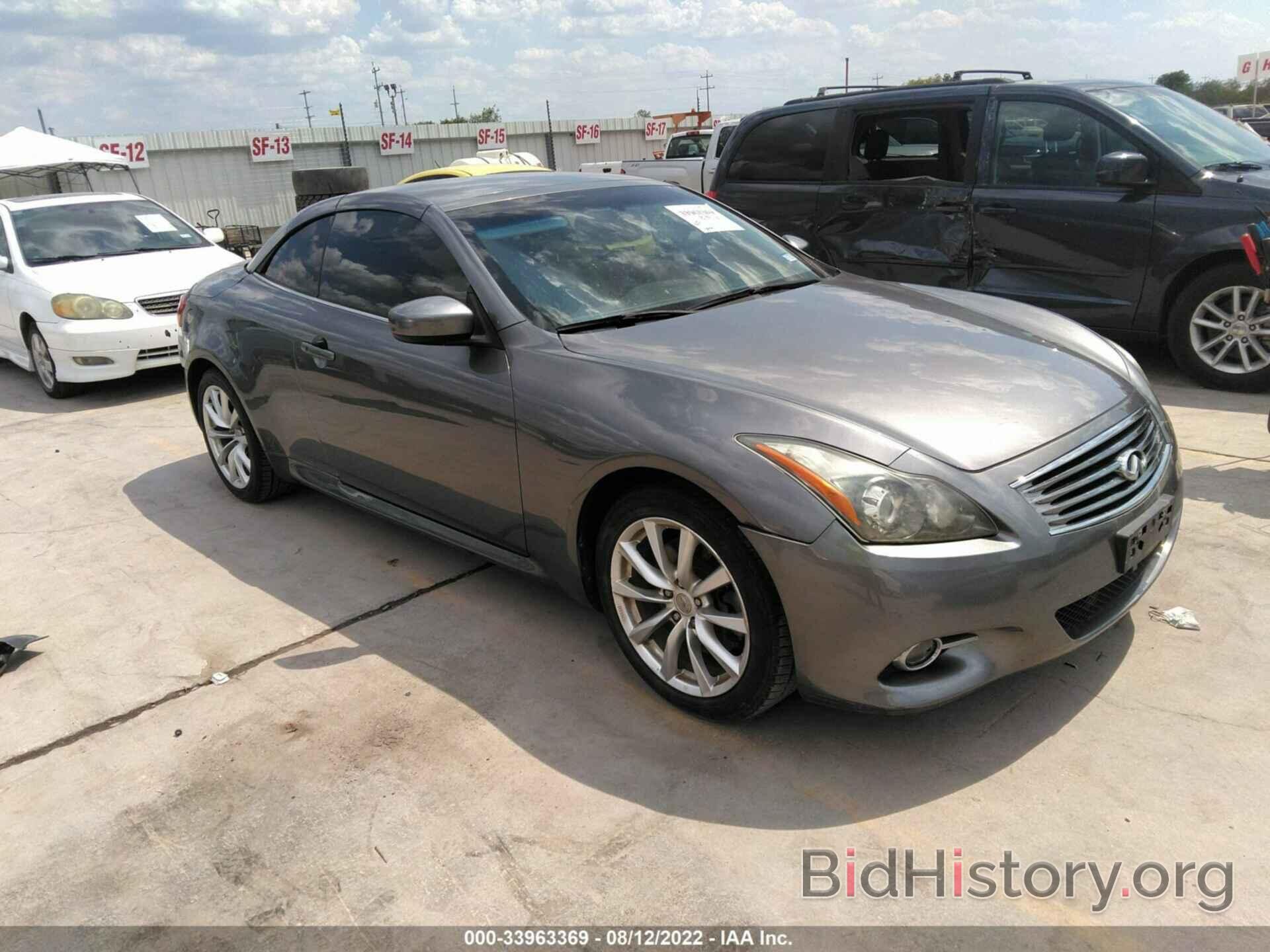 Photo JN1CV6FE9BM952000 - INFINITI G37 CONVERTIBLE 2011