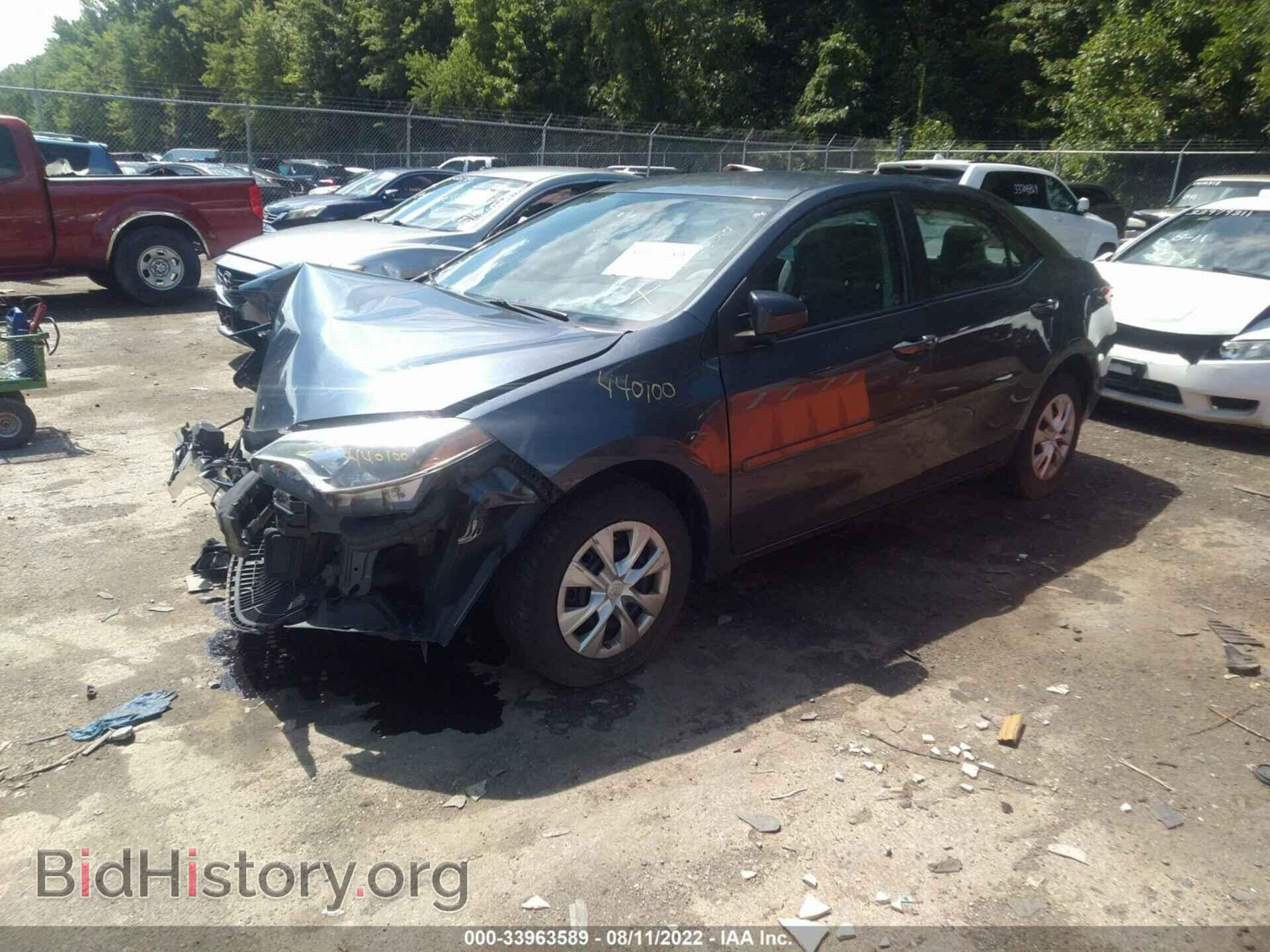 2015 TOYOTA COROLLA - VIN: 2T1BURHEXFC440100 - Фото 2