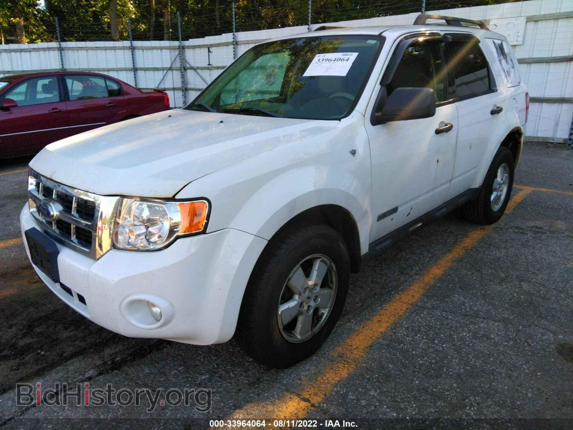 2008 FORD ESCAPE - VIN: 1FMCU93138KB06285 - Фото 2