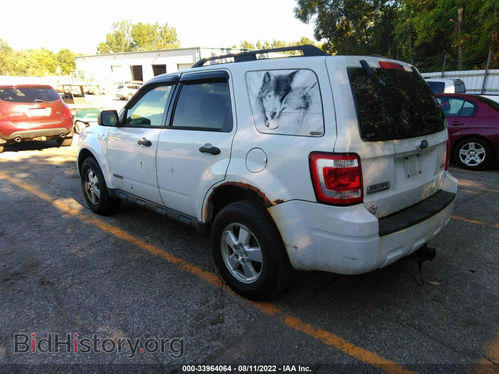 2008 FORD ESCAPE - VIN: 1FMCU93138KB06285 - Фото 3