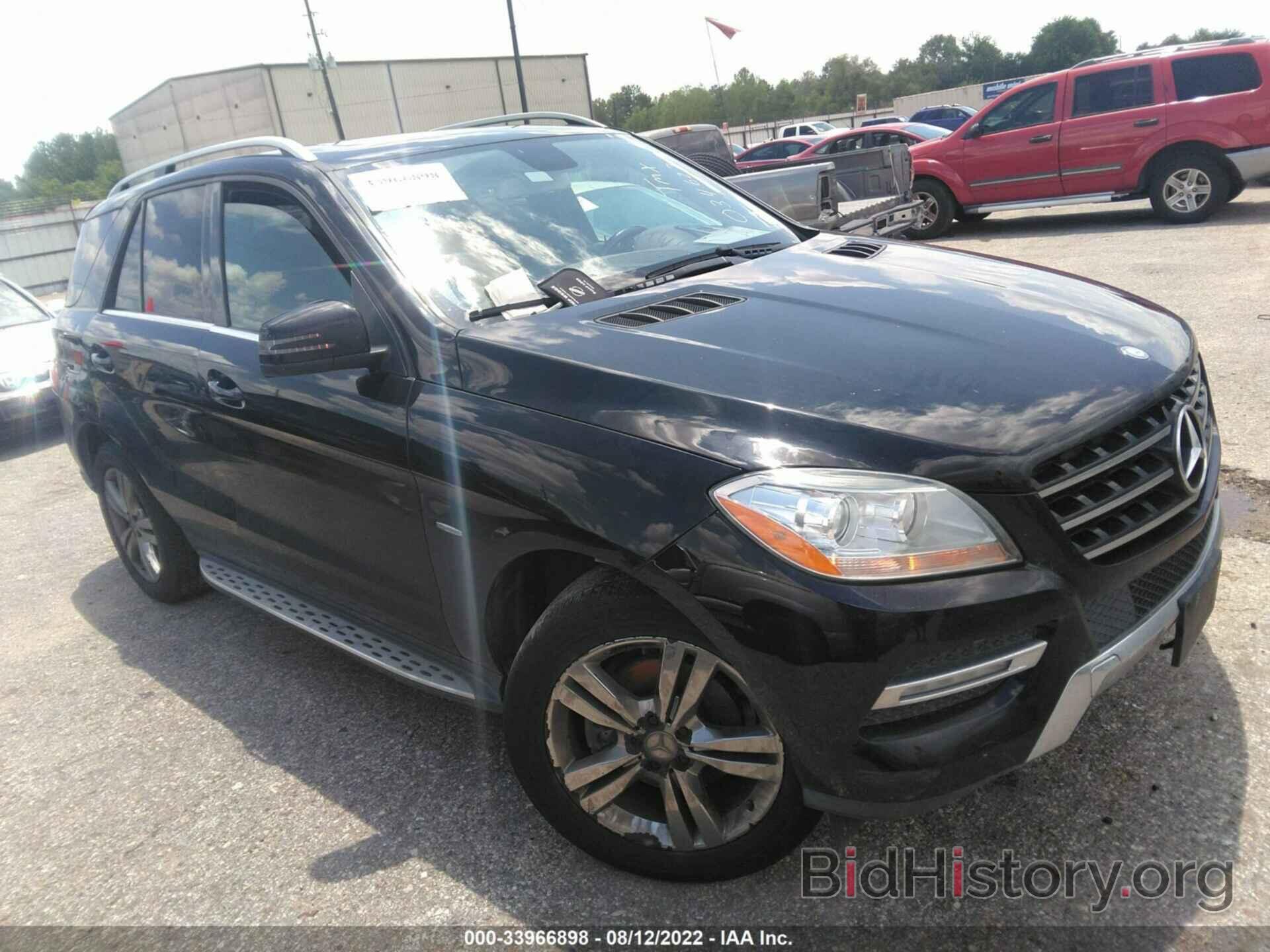 Photo 4JGDA5HB1CA034623 - MERCEDES-BENZ M-CLASS 2012