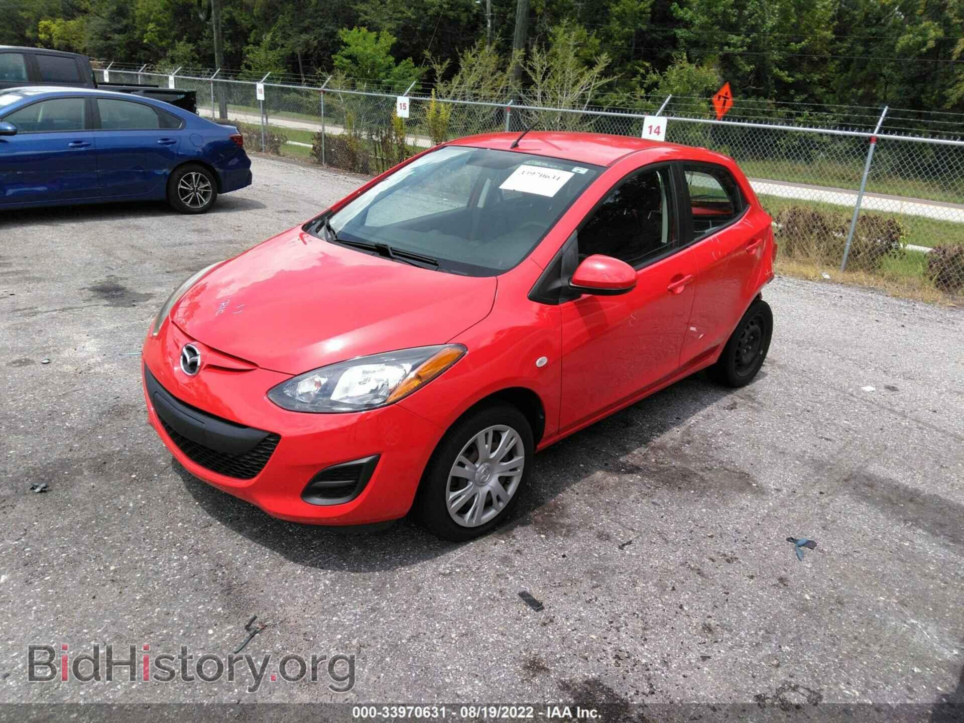 2013 MAZDA MAZDA2 - VIN: JM1DE1KY2D0157059 - Фото 2