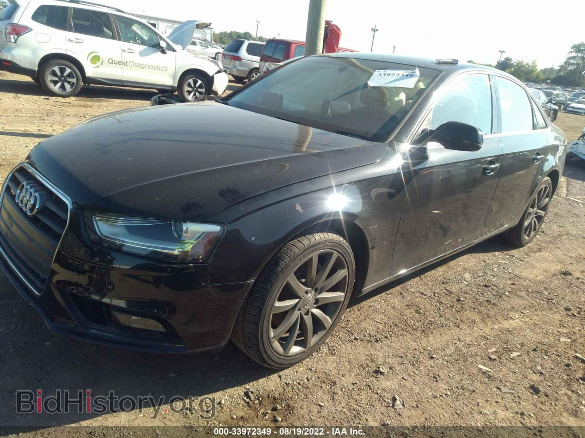 2013 AUDI A4 - VIN: WAUFFAFL2DN037590 - Фото 2