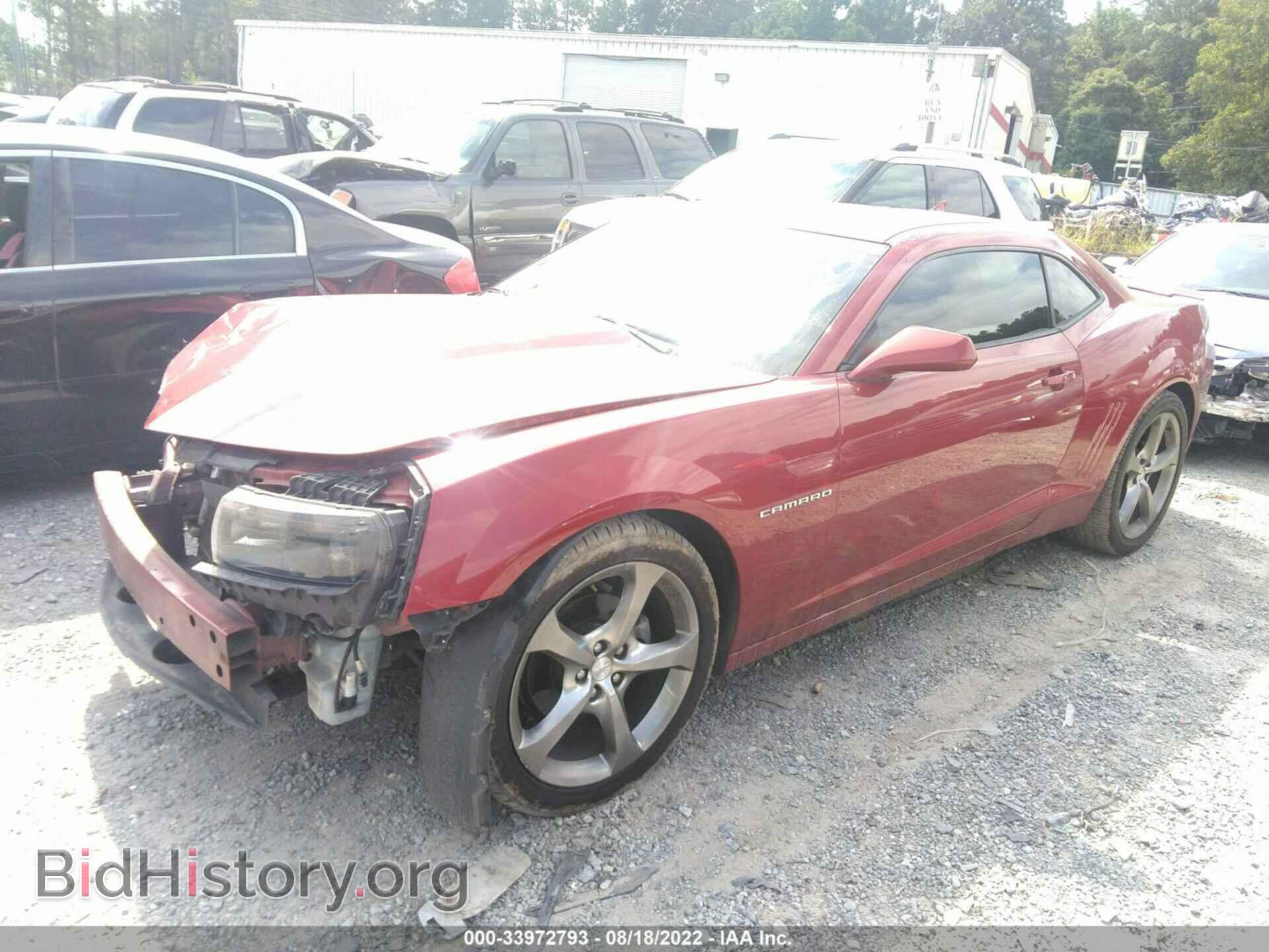 2014 CHEVROLET CAMARO - VIN: 2G1FB1E36E9214624 - Фото 2