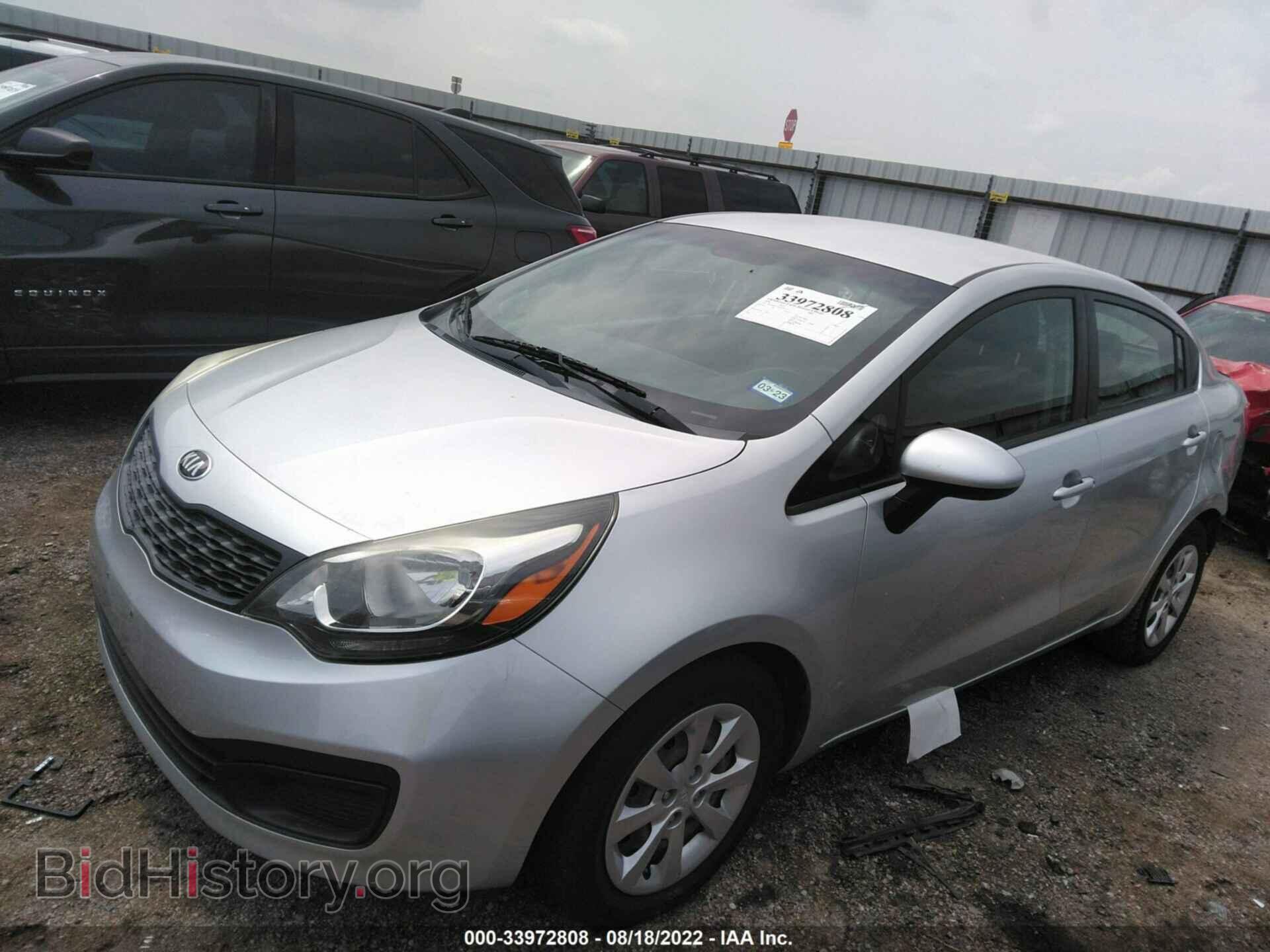 2014 KIA RIO - VIN: KNADM4A33E6370110 - Фото 2