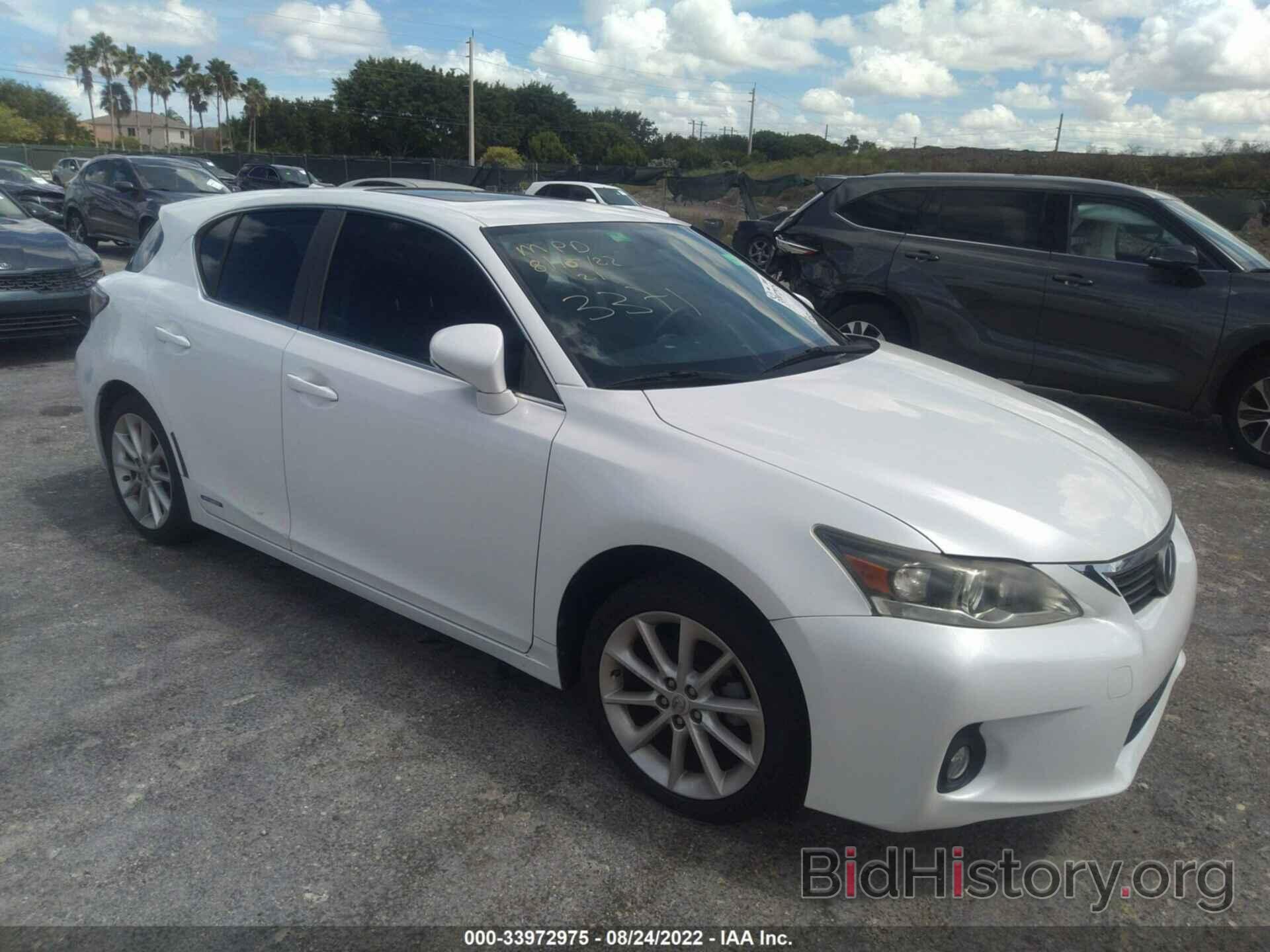 Photo JTHKD5BH6B2013371 - LEXUS CT 200H 2011