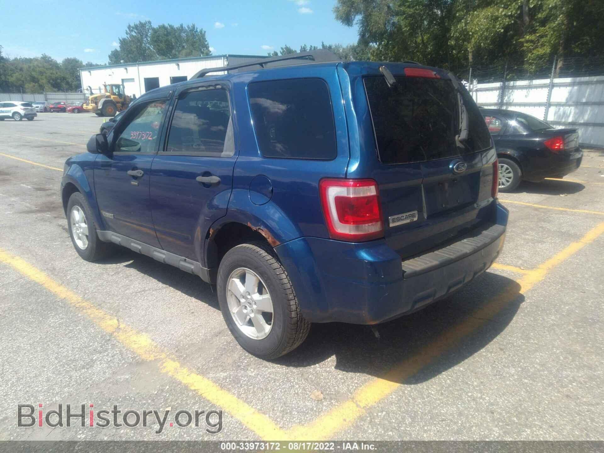 2008 FORD ESCAPE - VIN: 1FMCU03Z48KE01820 - Фото 3
