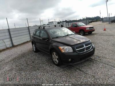 2008 Dodge CALIBER SXT, черный — VIN 1B3HB48B98D764610, IAAI
