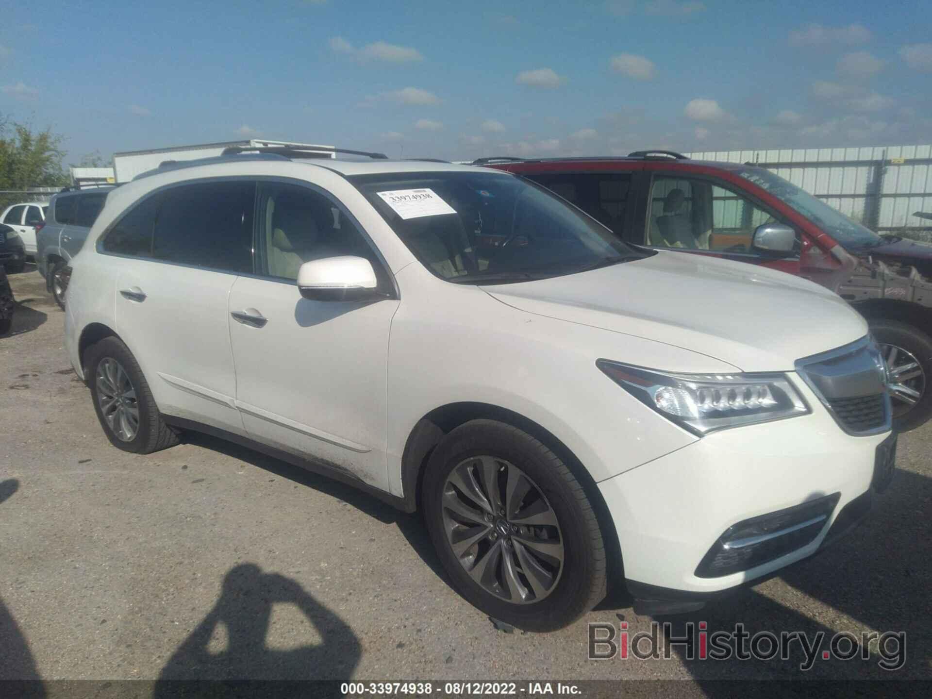 Photo 5FRYD4H45EB009001 - ACURA MDX 2014