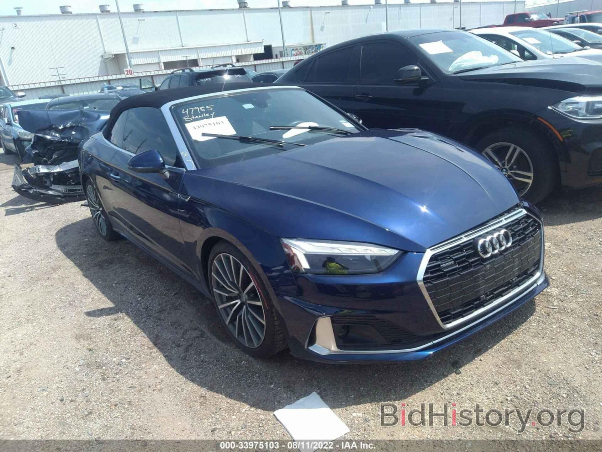 Photo WAUWAGF58MN000837 - AUDI A5 CABRIOLET 2021