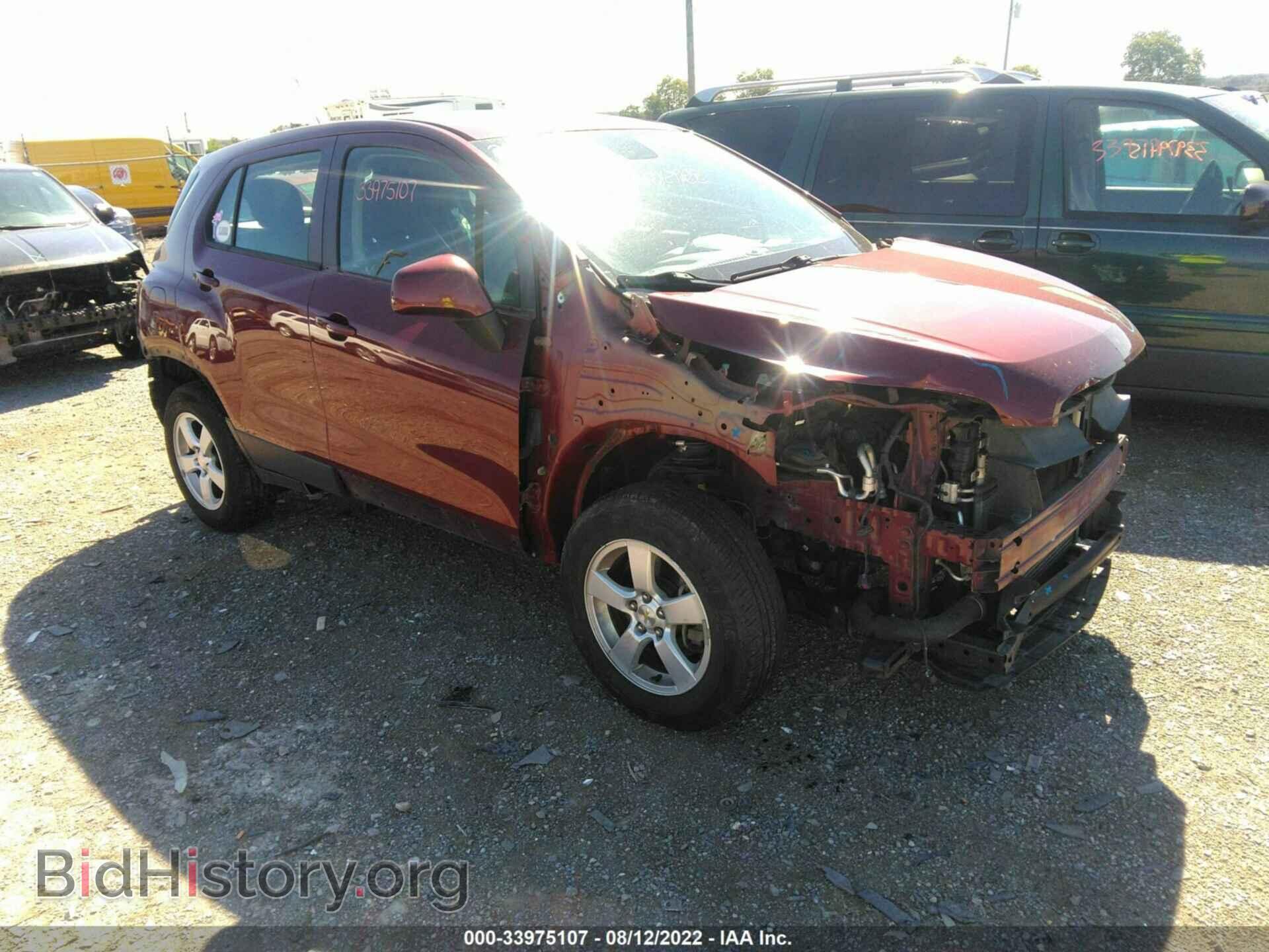 Photo 3GNCJNSB7GL212355 - CHEVROLET TRAX 2016