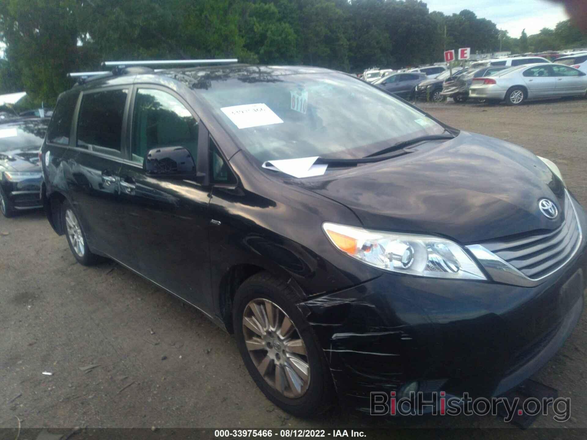 Photo 5TDDK3DC8GS132562 - TOYOTA SIENNA 2016