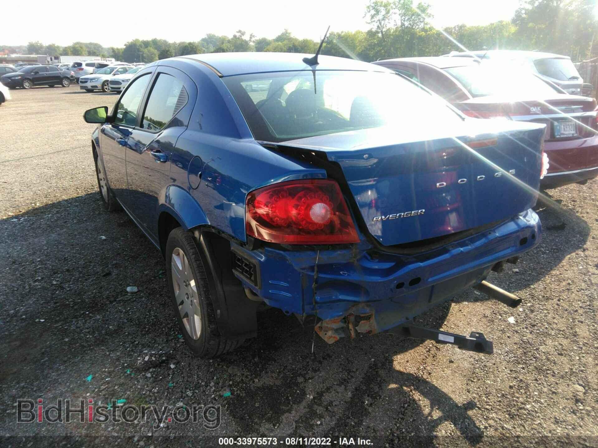 2013 DODGE AVENGER - VIN: 1C3CDZAB4DN756952 - Фото 3