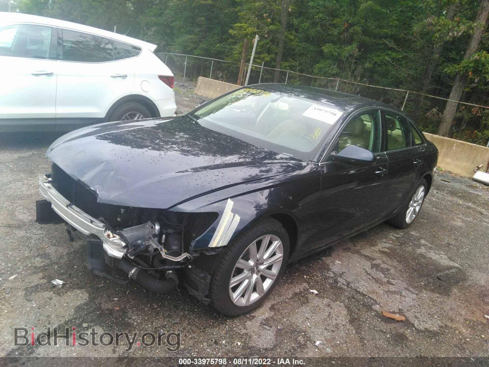 2013 AUDI A6 - VIN: WAUGFAFC2DN065765 - Фото 2
