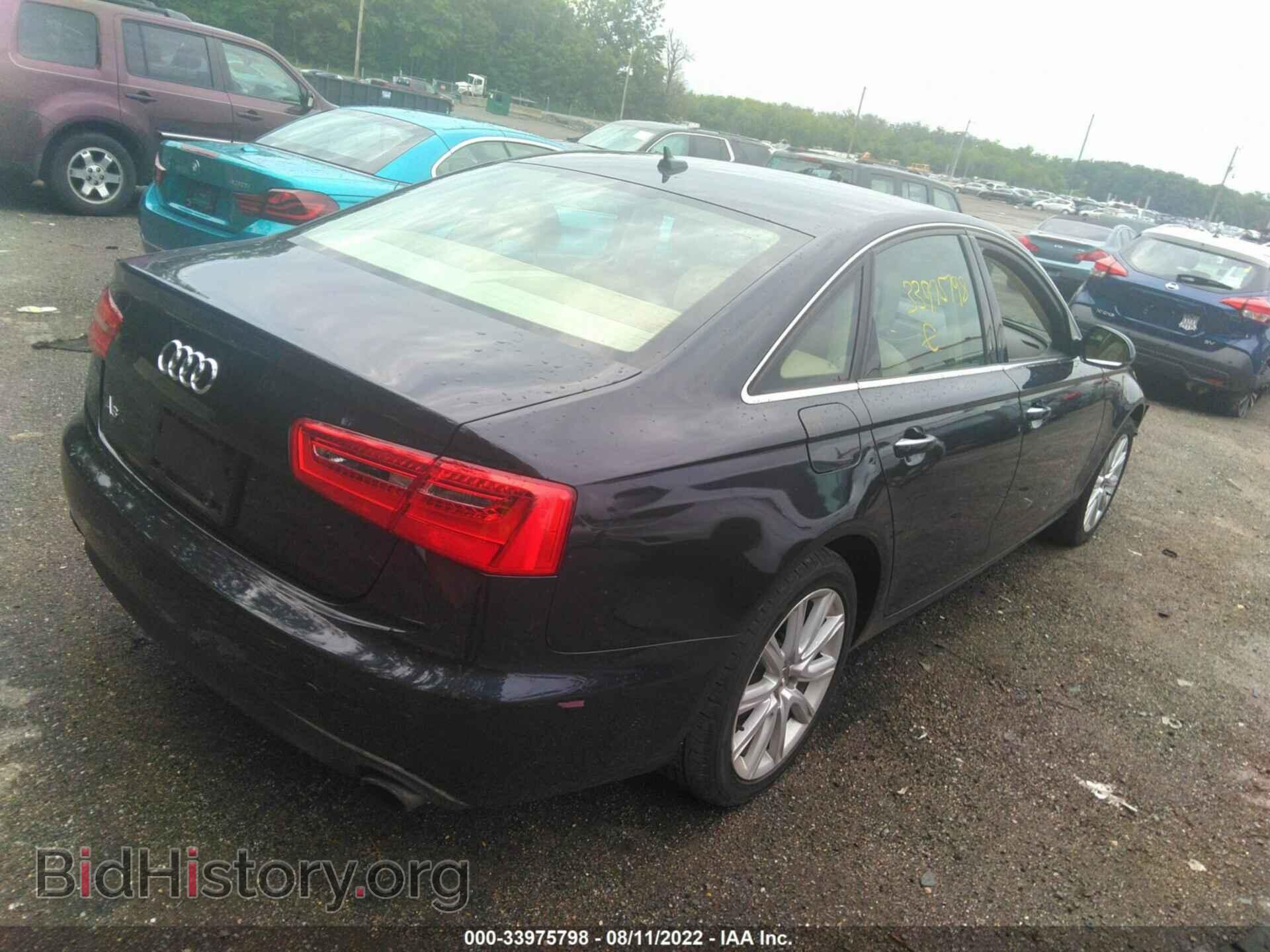 2013 AUDI A6 - VIN: WAUGFAFC2DN065765 - Фото 4