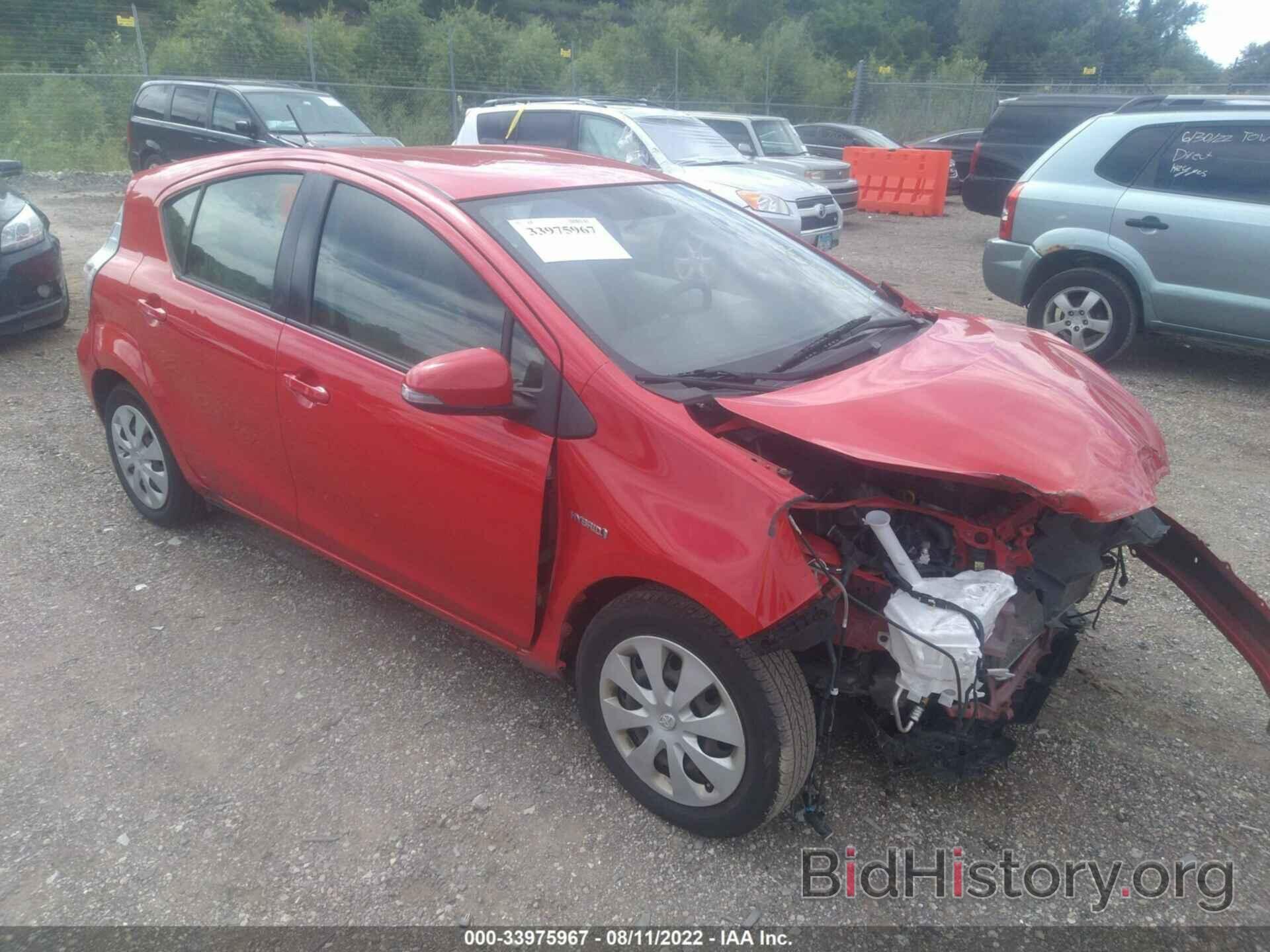 Photo JTDKDTB33D1045620 - TOYOTA PRIUS C 2013