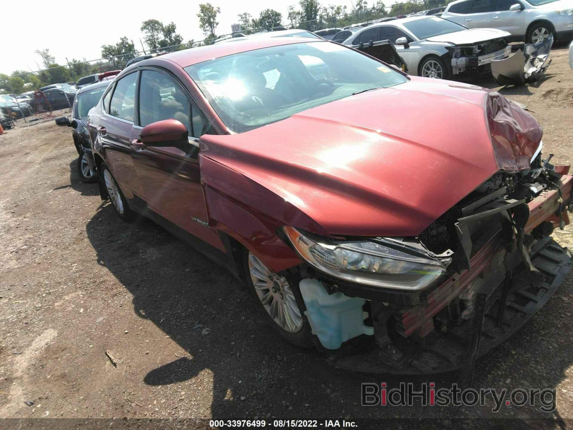 Photo 3FA6P0UU8ER212774 - FORD FUSION 2014