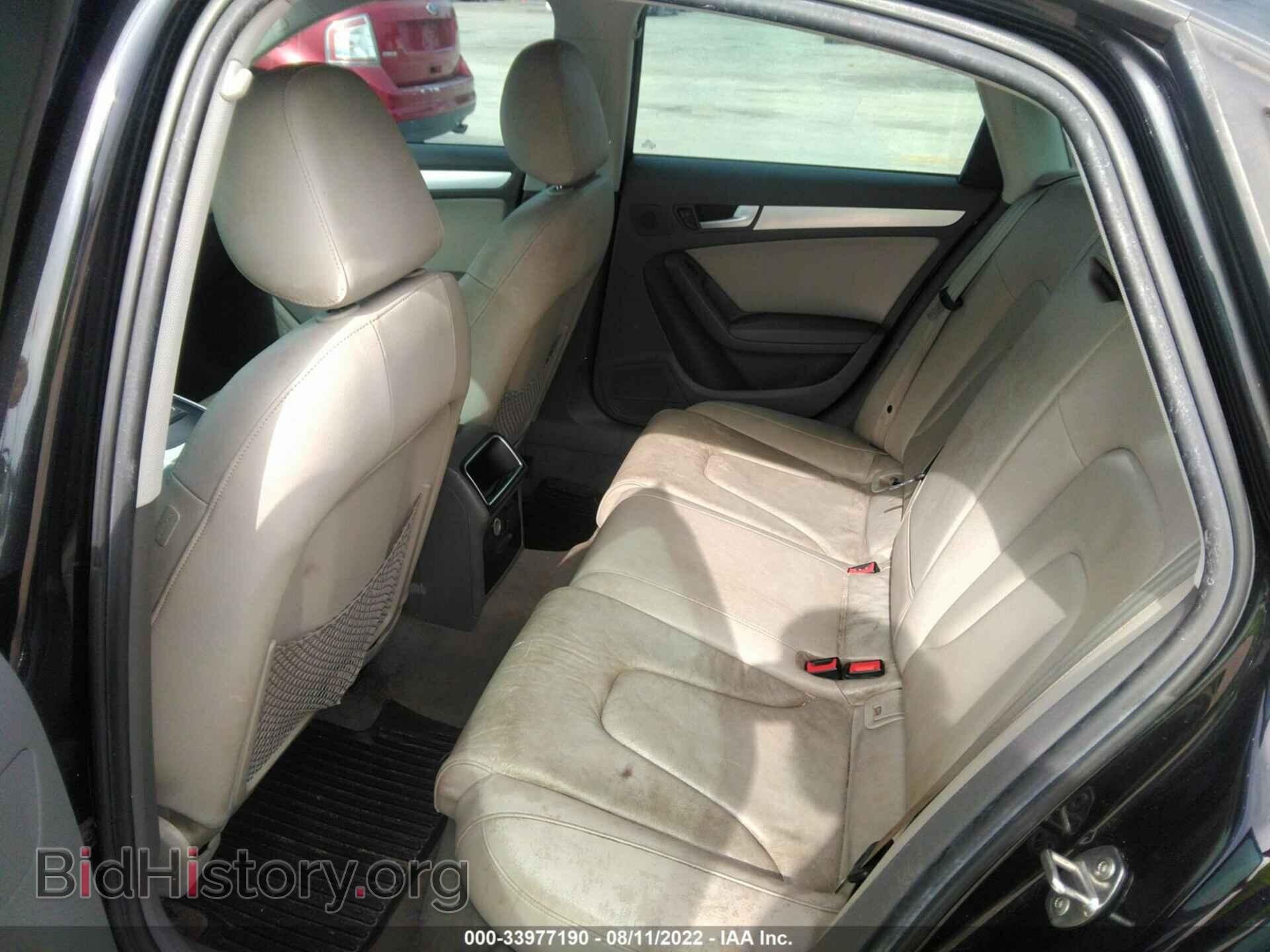 2012 AUDI A4 - VIN: WAUBFAFL4CN012946 - Фото 8