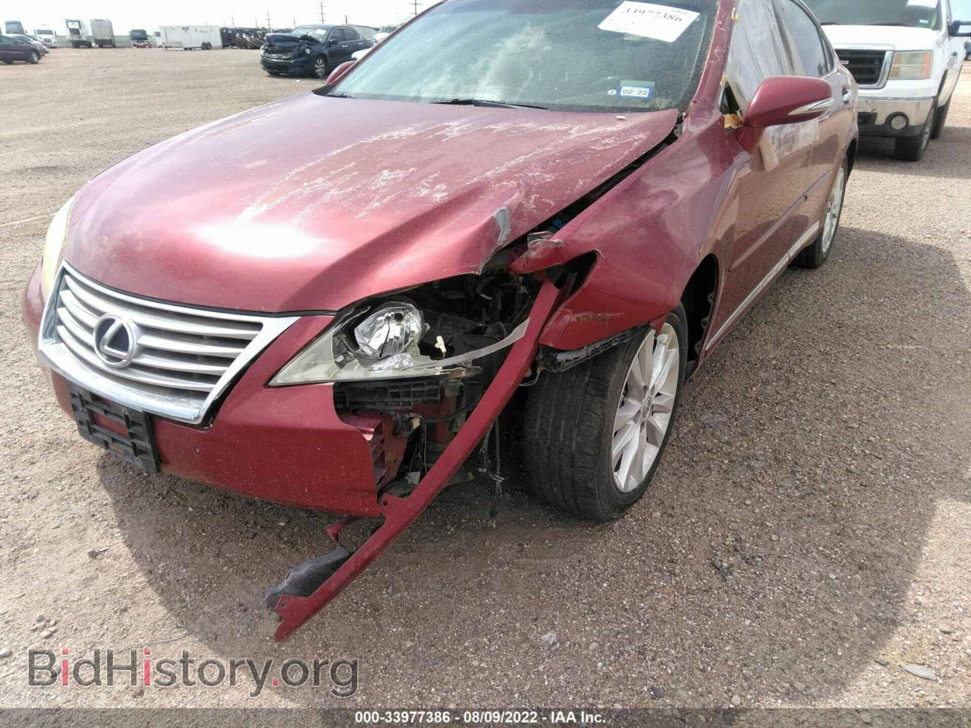 2012 LEXUS ES 350 - VIN: JTHBK1EGXC2473166 - Photo 6