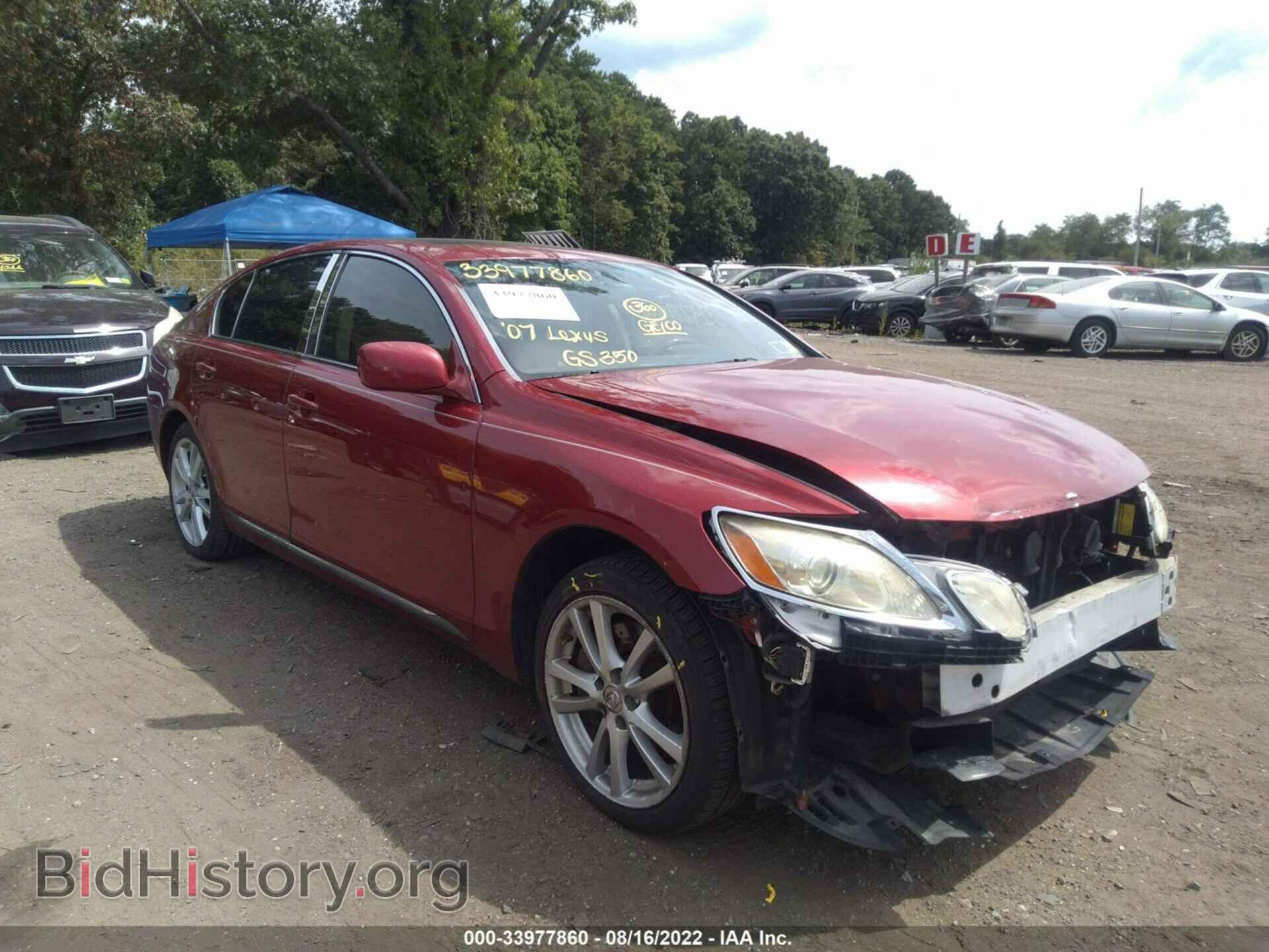 2007 LEXUS GS 350 - VIN: JTHCE96S270004376 - Фото 6