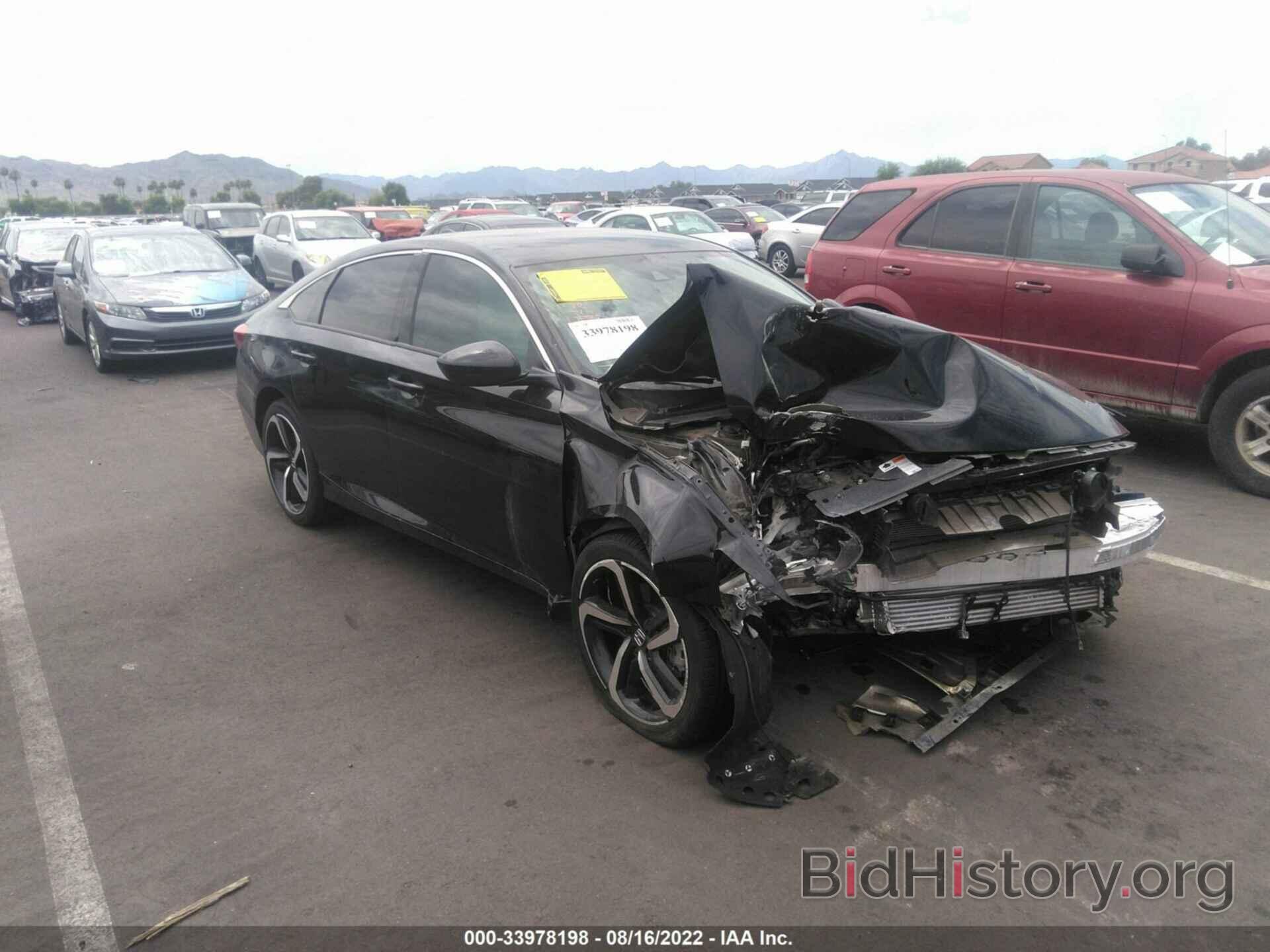 Photo 1HGCV1F43MA038323 - HONDA ACCORD SEDAN 2021