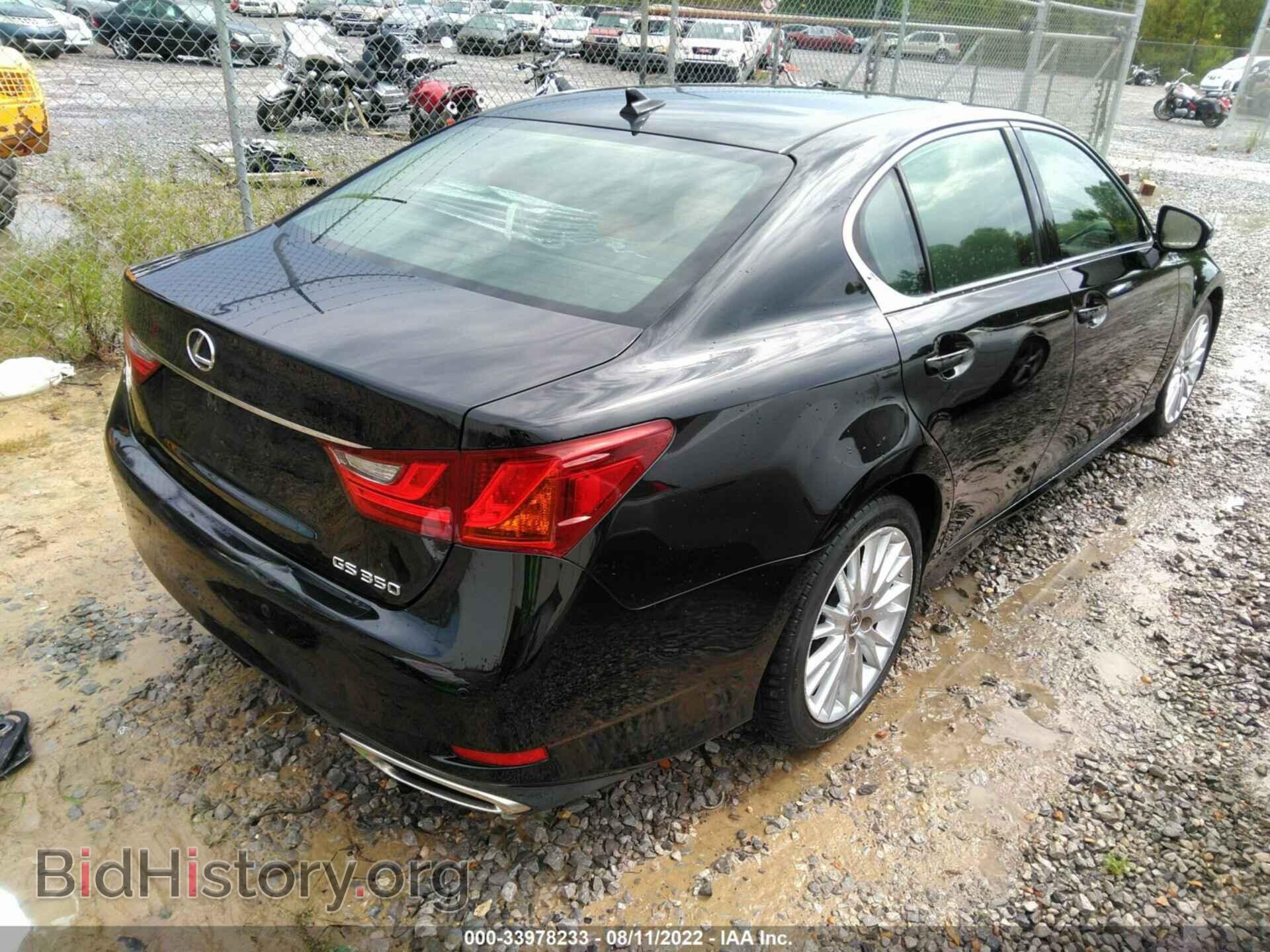 2013 LEXUS GS 350 - VIN: JTHBE1BL2D5018143 - Фото 4