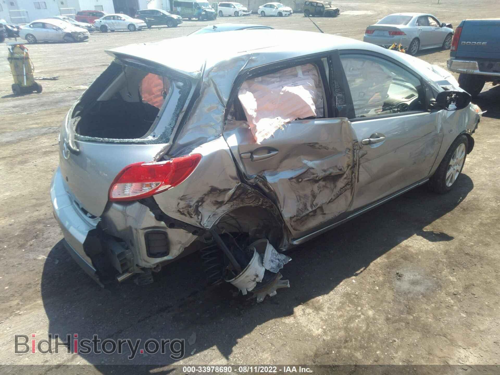 2013 MAZDA MAZDA2 - VIN: JM1DE1LY6D0158598 - Фото 4