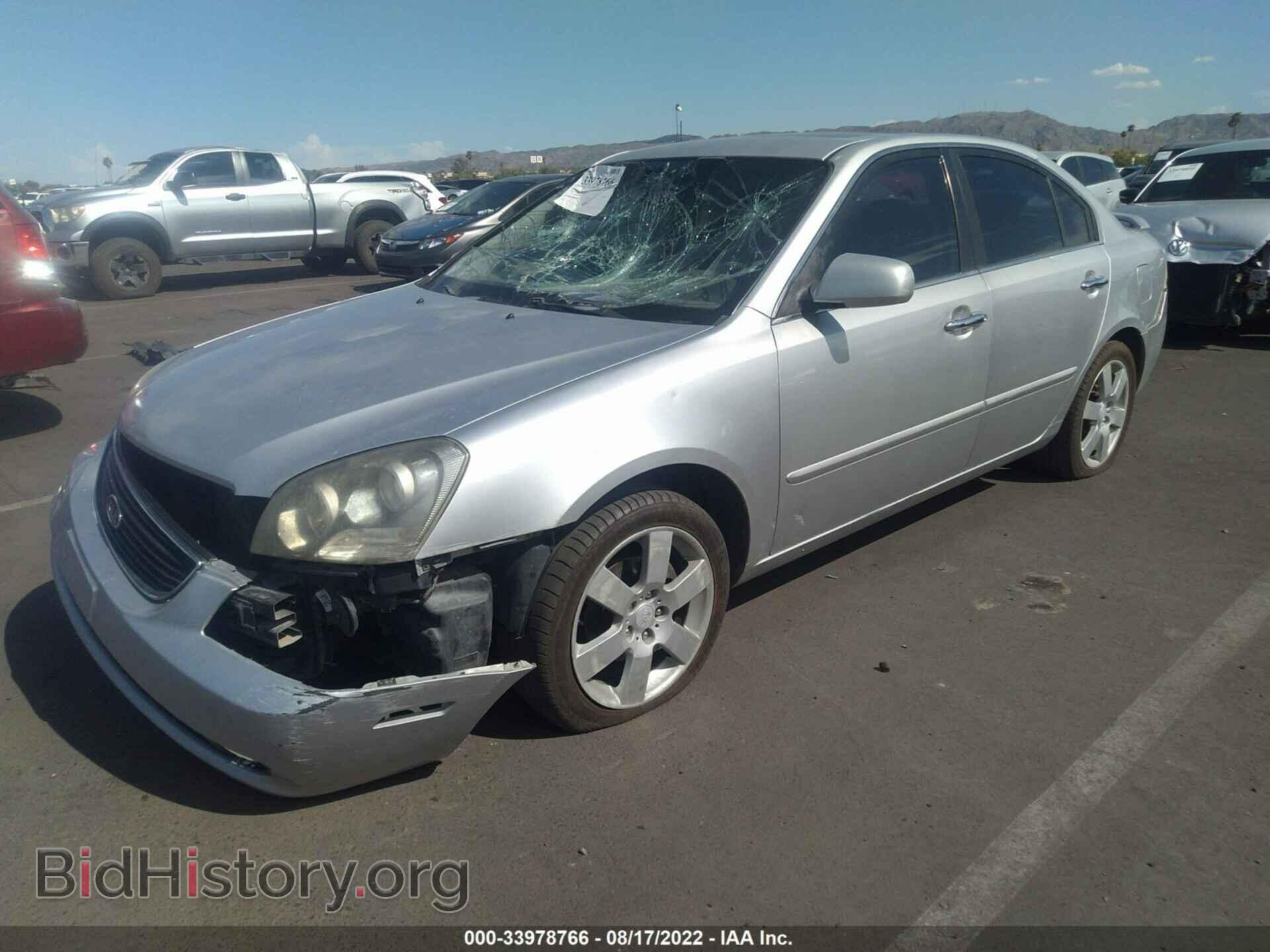 2007 KIA OPTIMA - VIN: KNAGE124475113417 - Фото 2