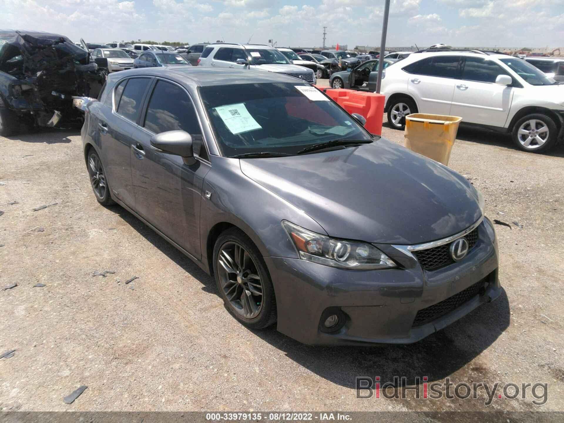 Фотография JTHKD5BH5C2065401 - LEXUS CT 200H 2012