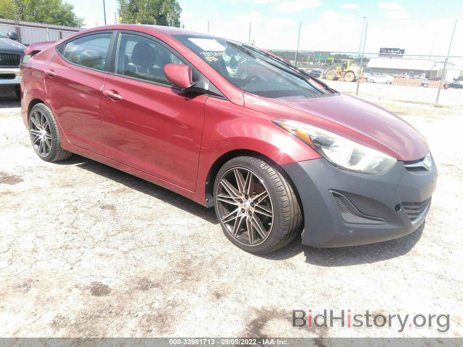 Photo 5NPDH4AE6GH788789 - HYUNDAI ELANTRA 2016