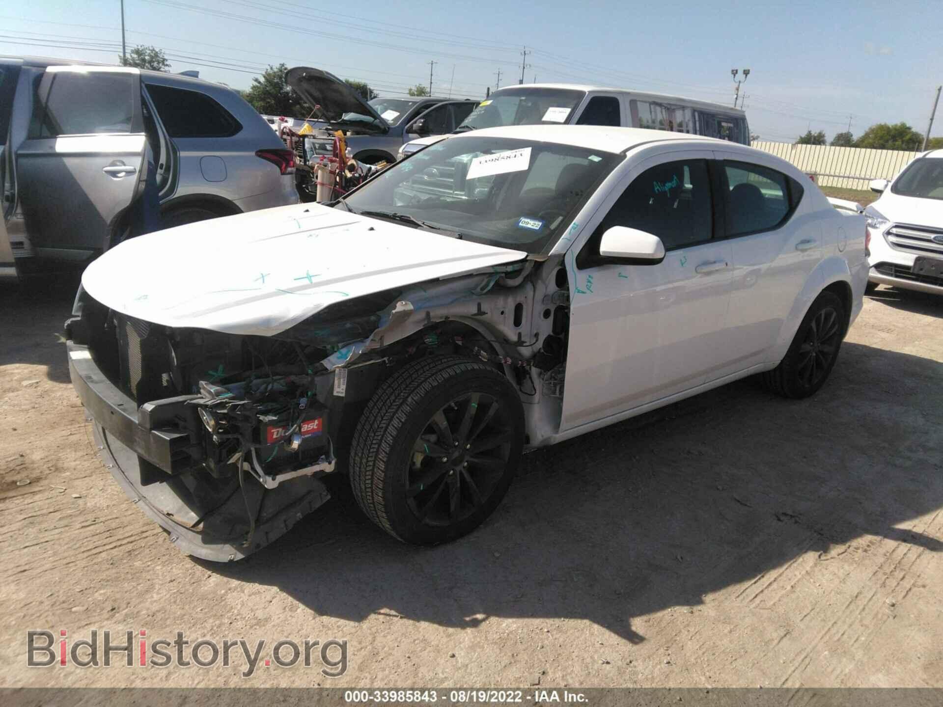2013 DODGE AVENGER - VIN: 1C3CDZCB6DN627091 - Фото 2