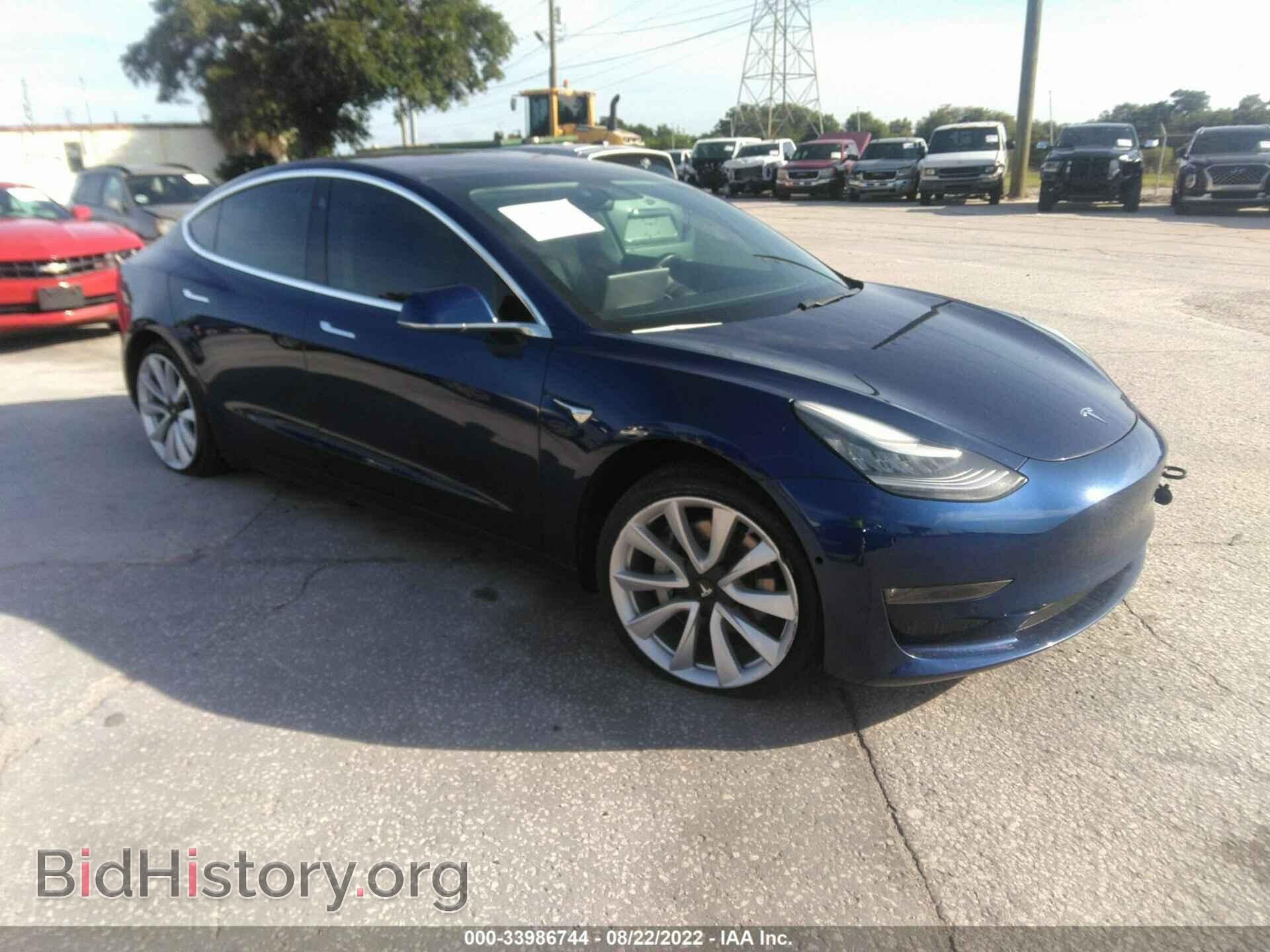 Photo 5YJ3E1EA9KF314594 - TESLA MODEL 3 2019