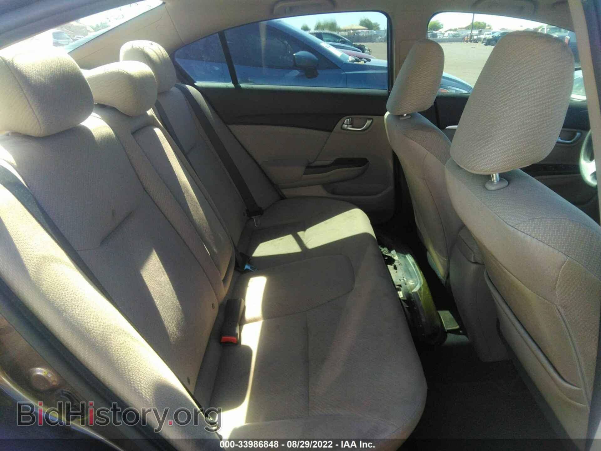 2013 HONDA CIVIC SDN - VIN: 2HGFB2F86DH500230 - Фото 8