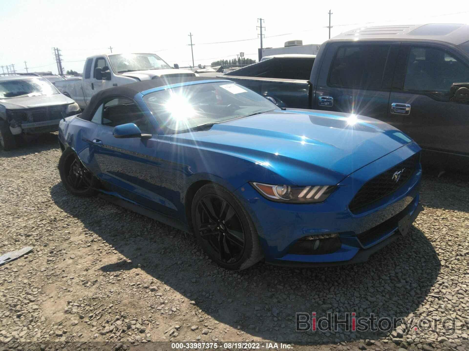 Photo 1FATP8UHXH5358413 - FORD MUSTANG 2017