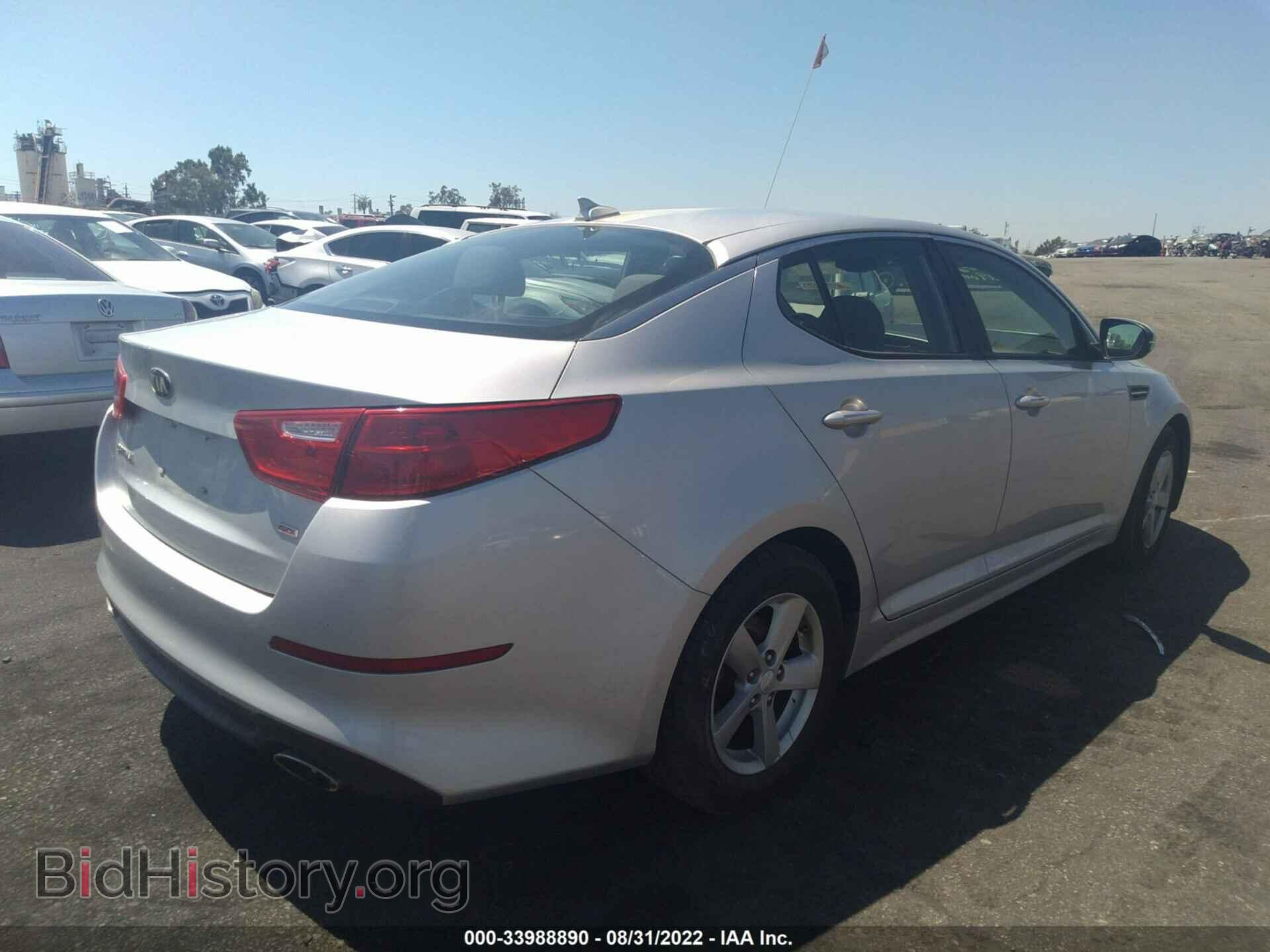 2015 KIA OPTIMA - VIN: 5XXGM4A79FG406193 - Фото 4