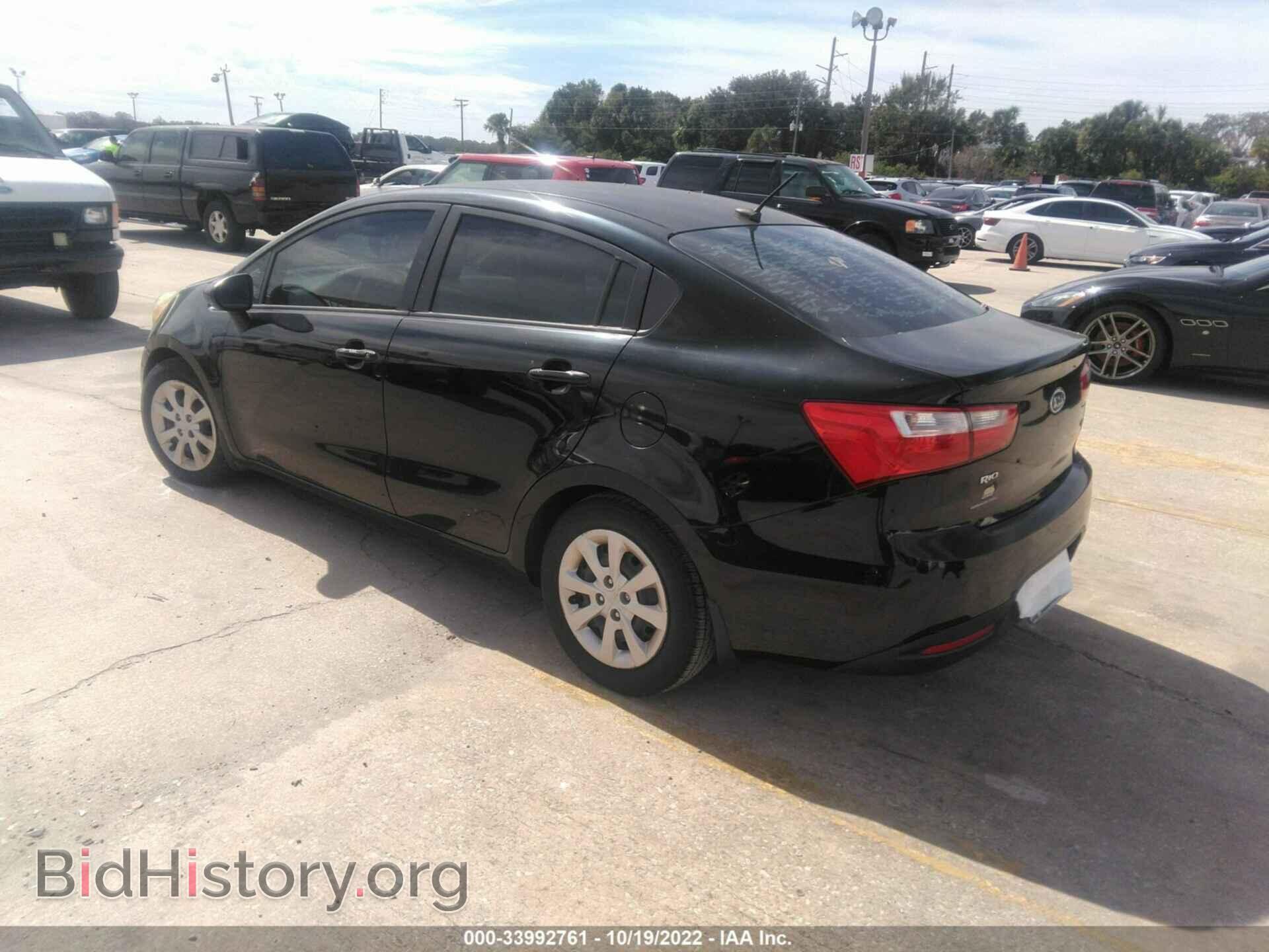 2012 KIA RIO - VIN: KNADM4A33C6047589 - Фото 3