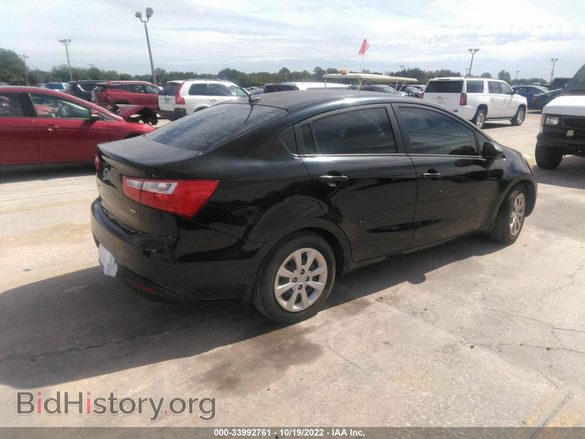 2012 KIA RIO - VIN: KNADM4A33C6047589 - Фото 4