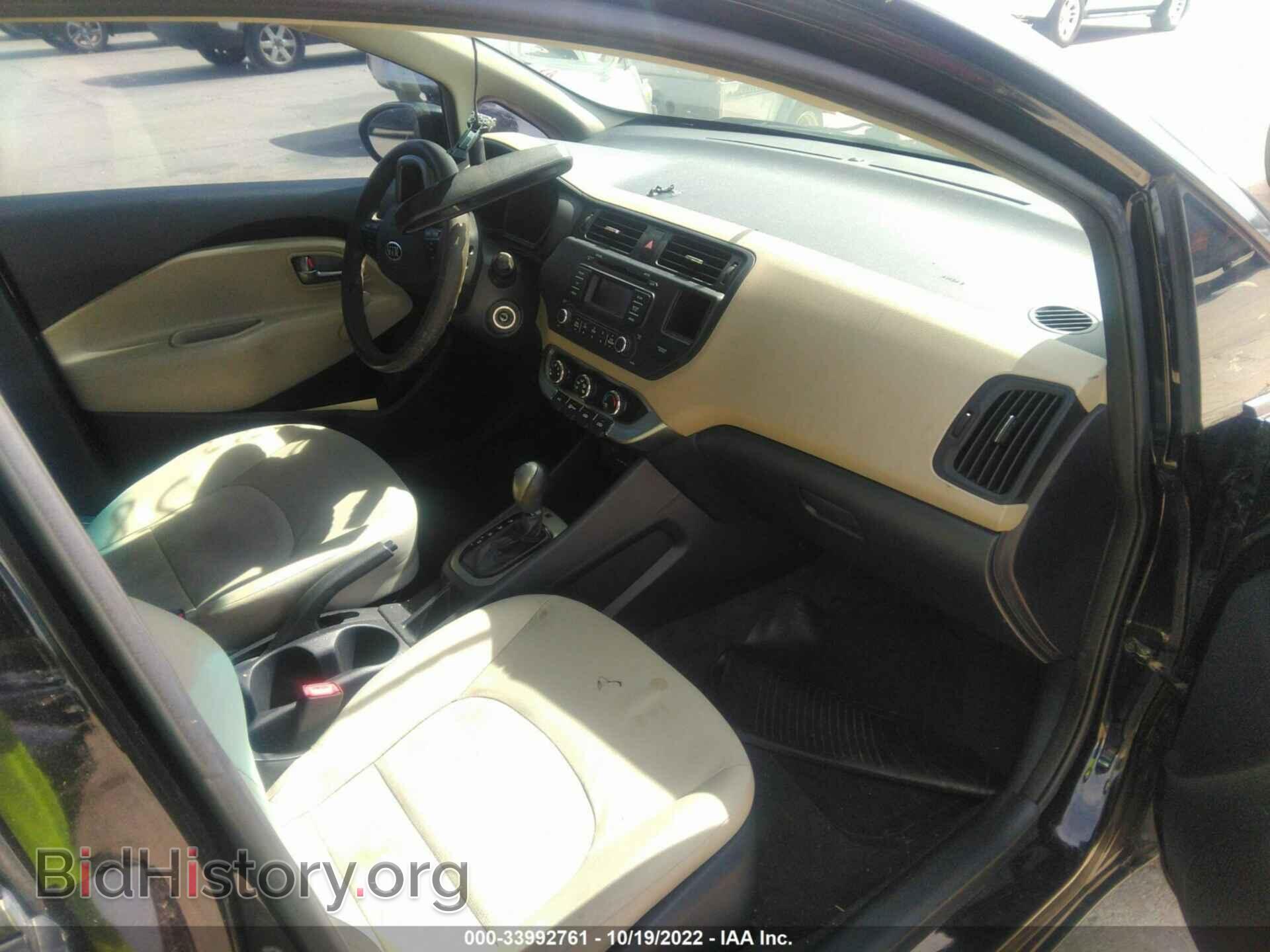 2012 KIA RIO - VIN: KNADM4A33C6047589 - Фото 5