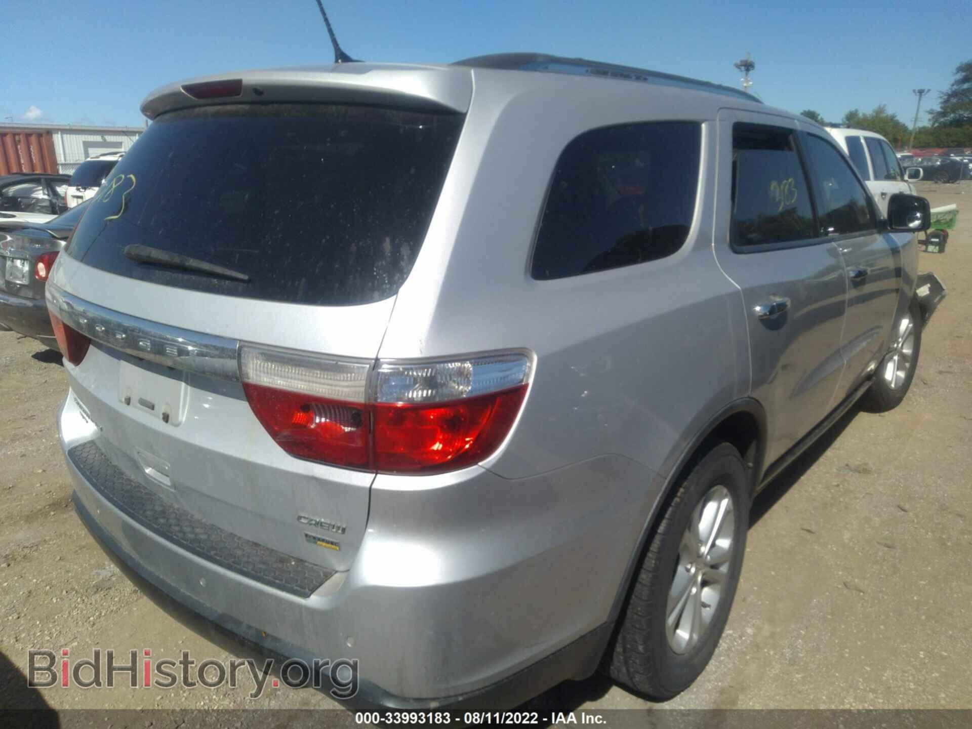 2012 DODGE DURANGO - VIN: 1C4RDJDG3CC144556 - Фото 4