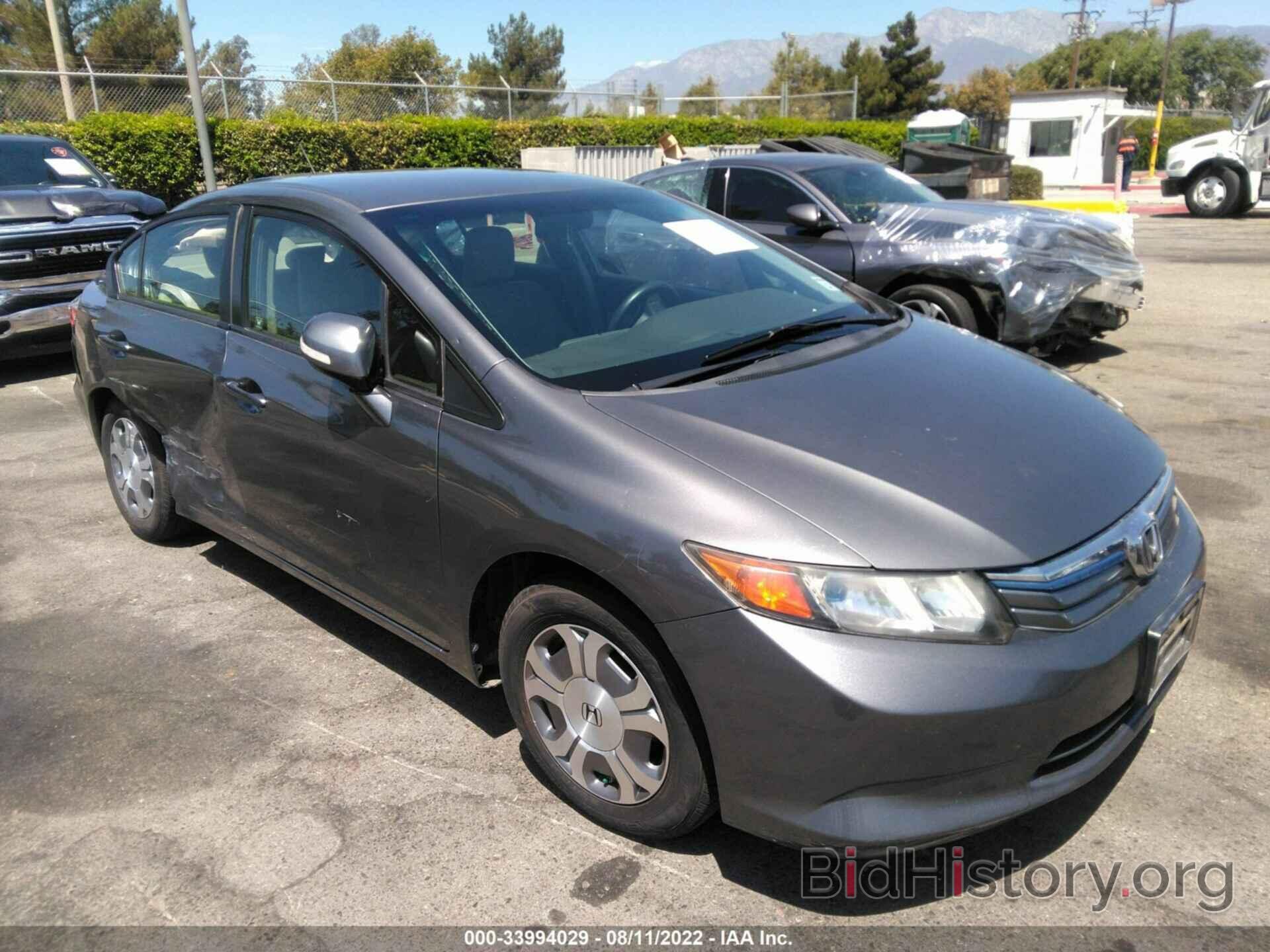 Photo JHMFB4F24CS000627 - HONDA CIVIC HYBRID 2012