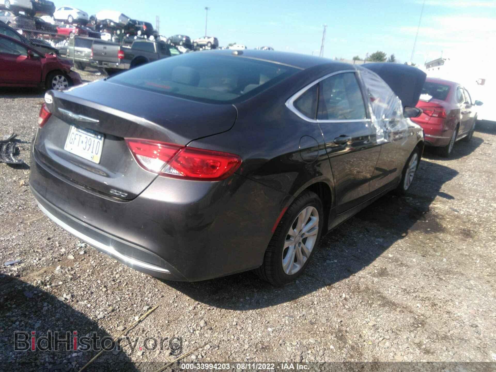2015 CHRYSLER 200 - VIN: 1C3CCCABXFN505310 - Фото 4