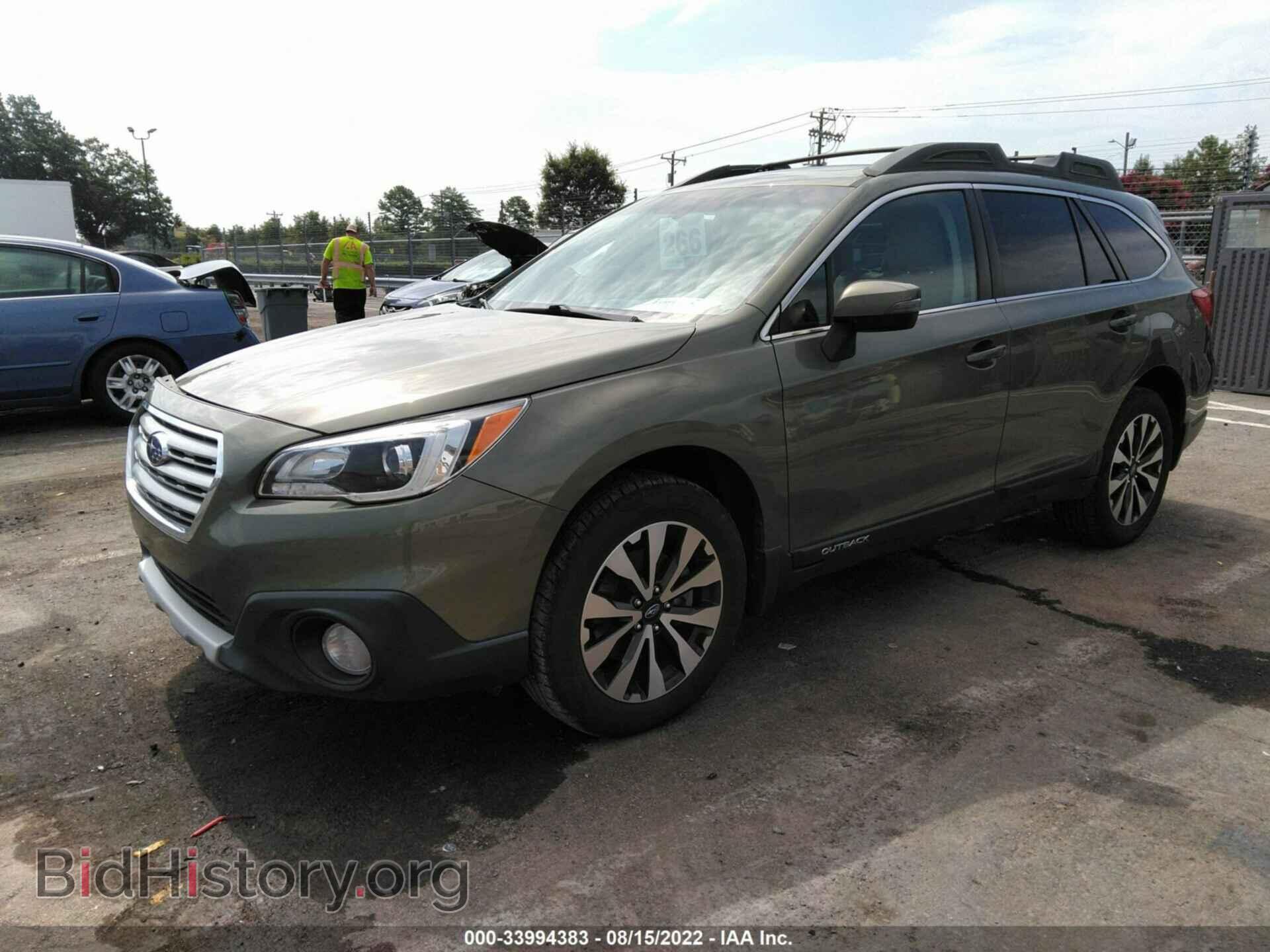 2016 SUBARU OUTBACK - VIN: 4S4BSBLC4G3203594 - Фото 2