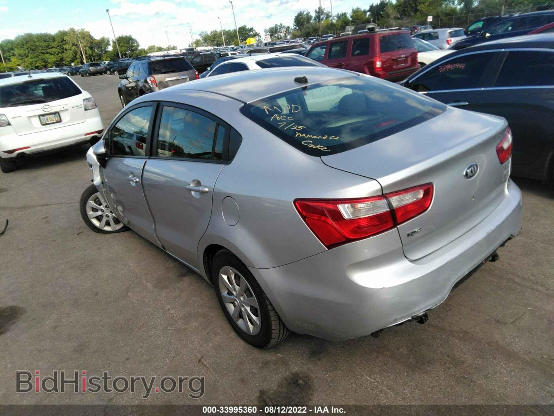 2013 KIA RIO - VIN: KNADM4A37D6307526 - Фото 3