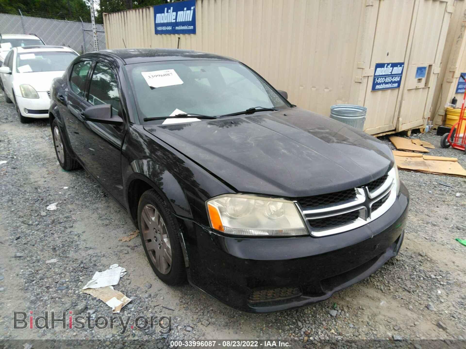 Photo 1C3CDZAB9CN286559 - DODGE AVENGER 2012