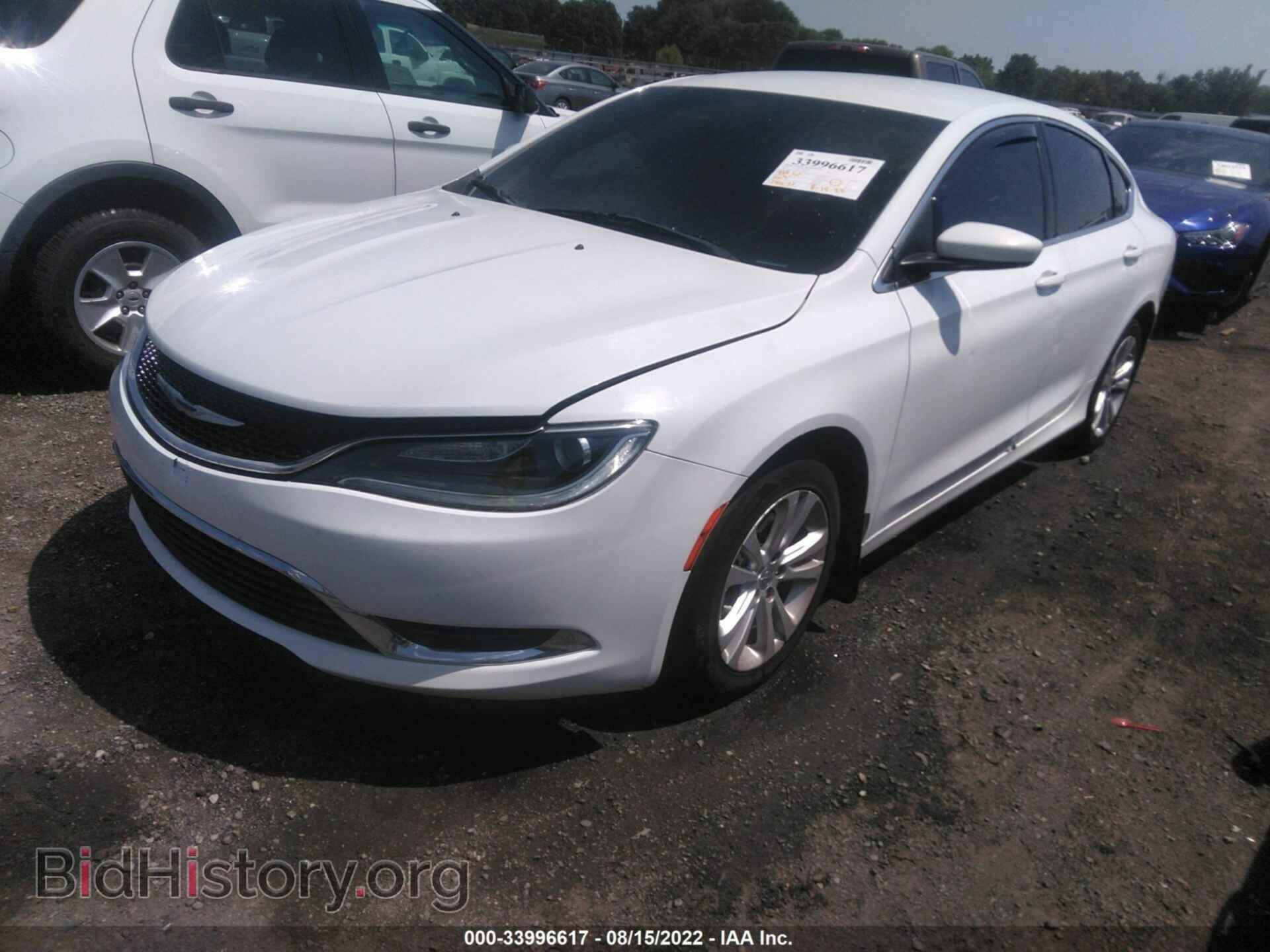 2016 CHRYSLER 200 - VIN: 1C3CCCAB0GN191880 - Фото 2
