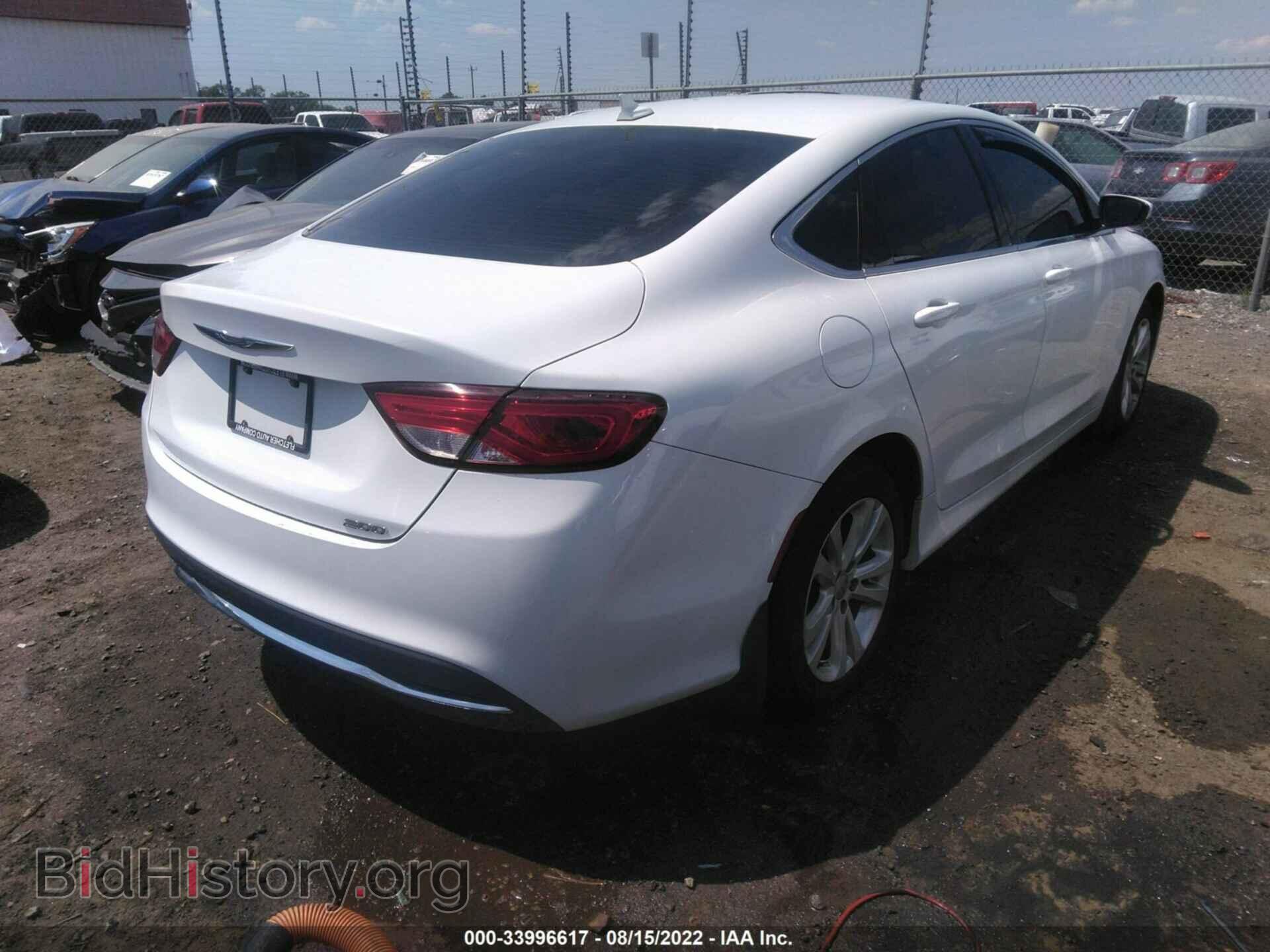 2016 CHRYSLER 200 - VIN: 1C3CCCAB0GN191880 - Фото 4