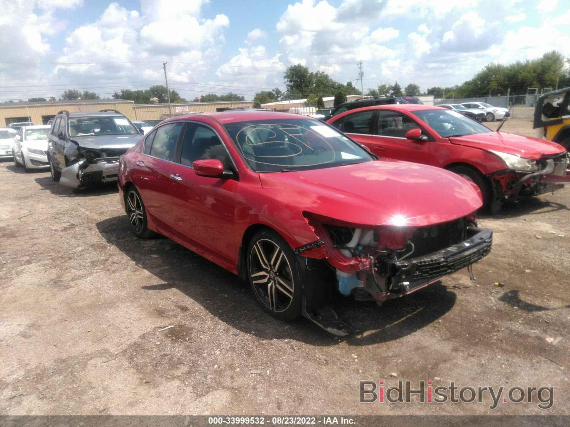 Photo 1HGCR2F53HA281624 - HONDA ACCORD SEDAN 2017