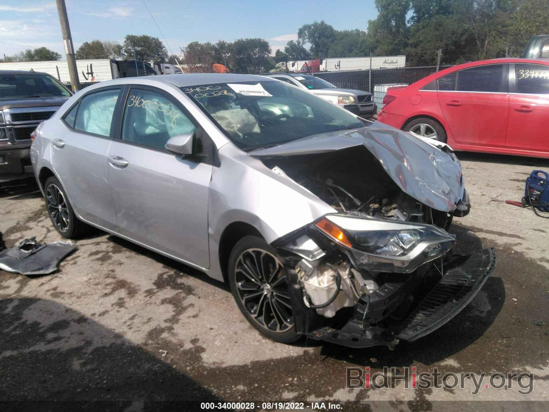 Photo 5YFBURHE1EP162721 - TOYOTA COROLLA 2014