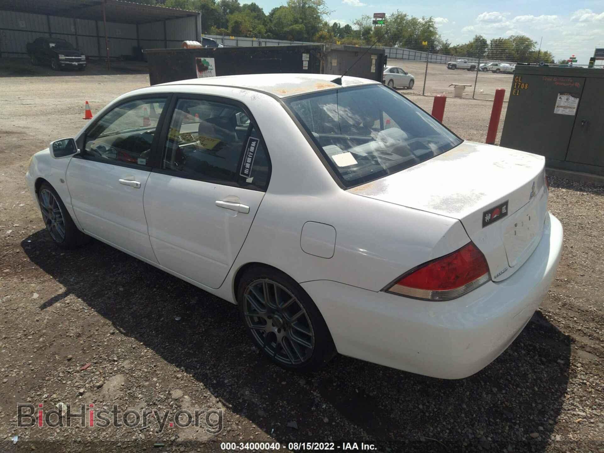 2006 MITSUBISHI LANCER - VIN: JA3AJ26E76U063998 - Фото 3